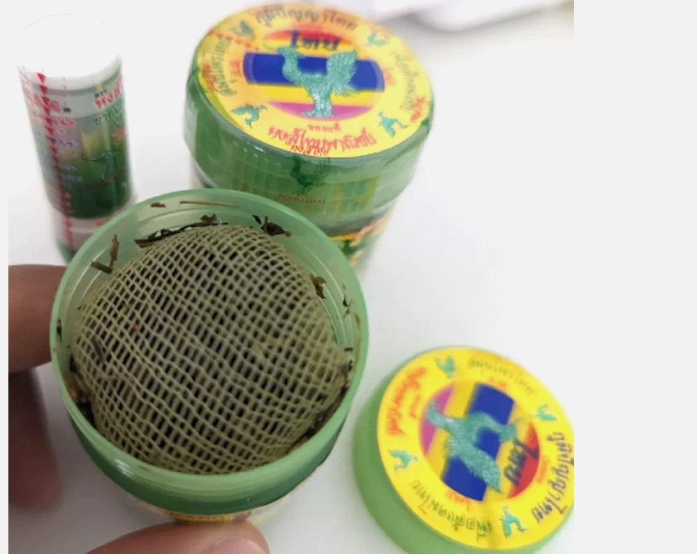 Thai Tradition Herbal Inhaler Dizziness Vertigo Cold Flu Relief