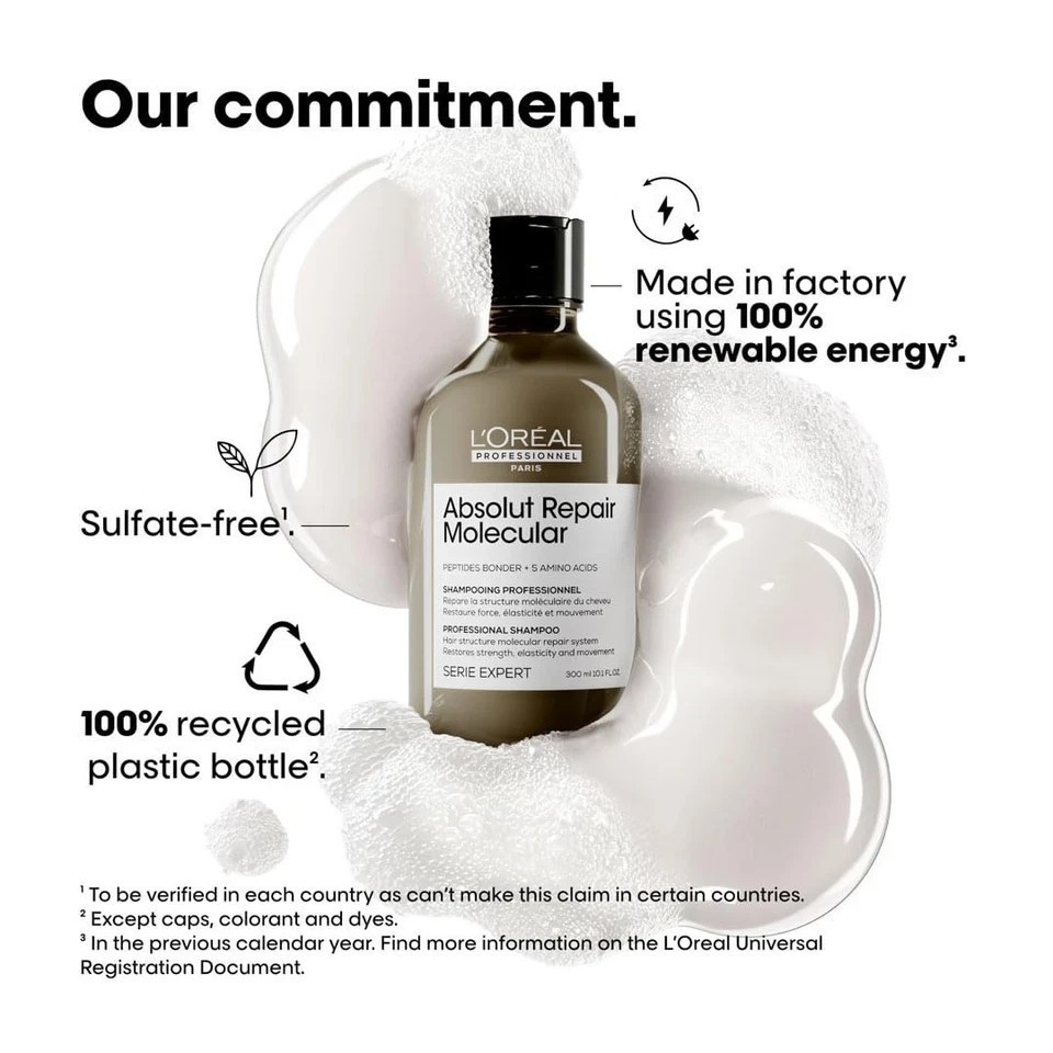 L’Oréal Professionnel Absolut Repair Molecular Sulfate-Free Shampoo – 300ml