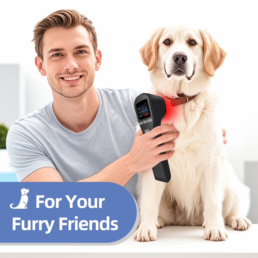 Pain Relief Laser Therapy Device LLLT Physiotherapy for Human Pet 650nm+808nm