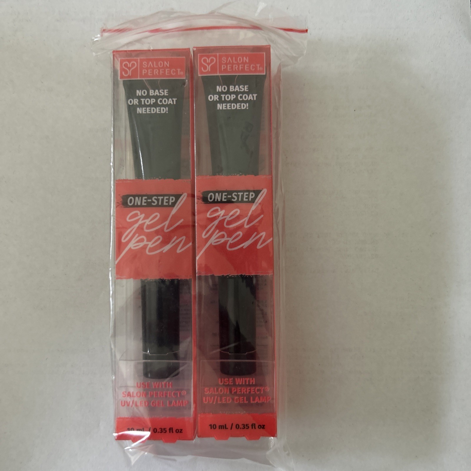 2 PACK Salon Perfect Nail One-Step Gel Pen, Copacabana Girl 0.35 fl oz