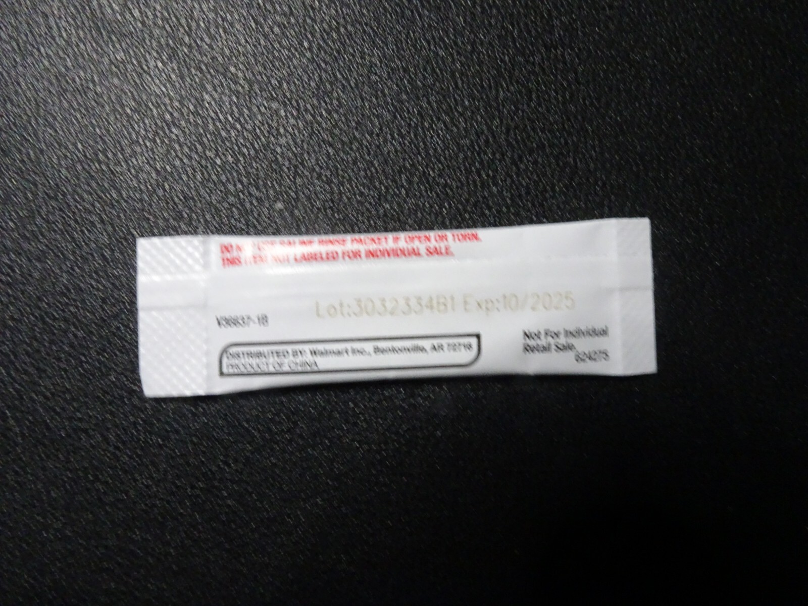 Equate Saline Sinus Wash Refill Packets (5 Count) exp 10/2025