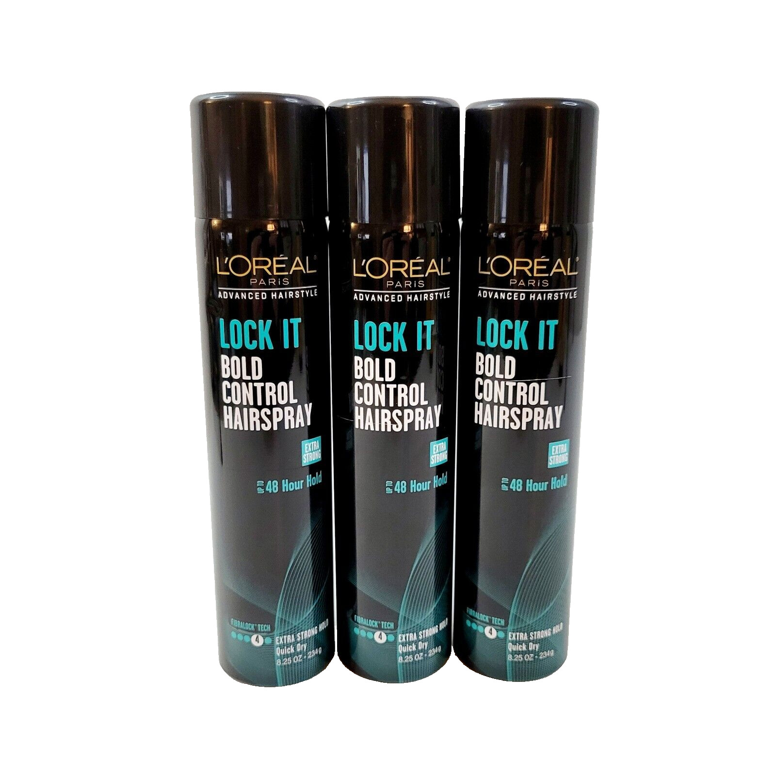 L’Oreal Paris Advanced Hairstyle Lock It Bold Control Hairspray 3-pack 8.25oz🪮