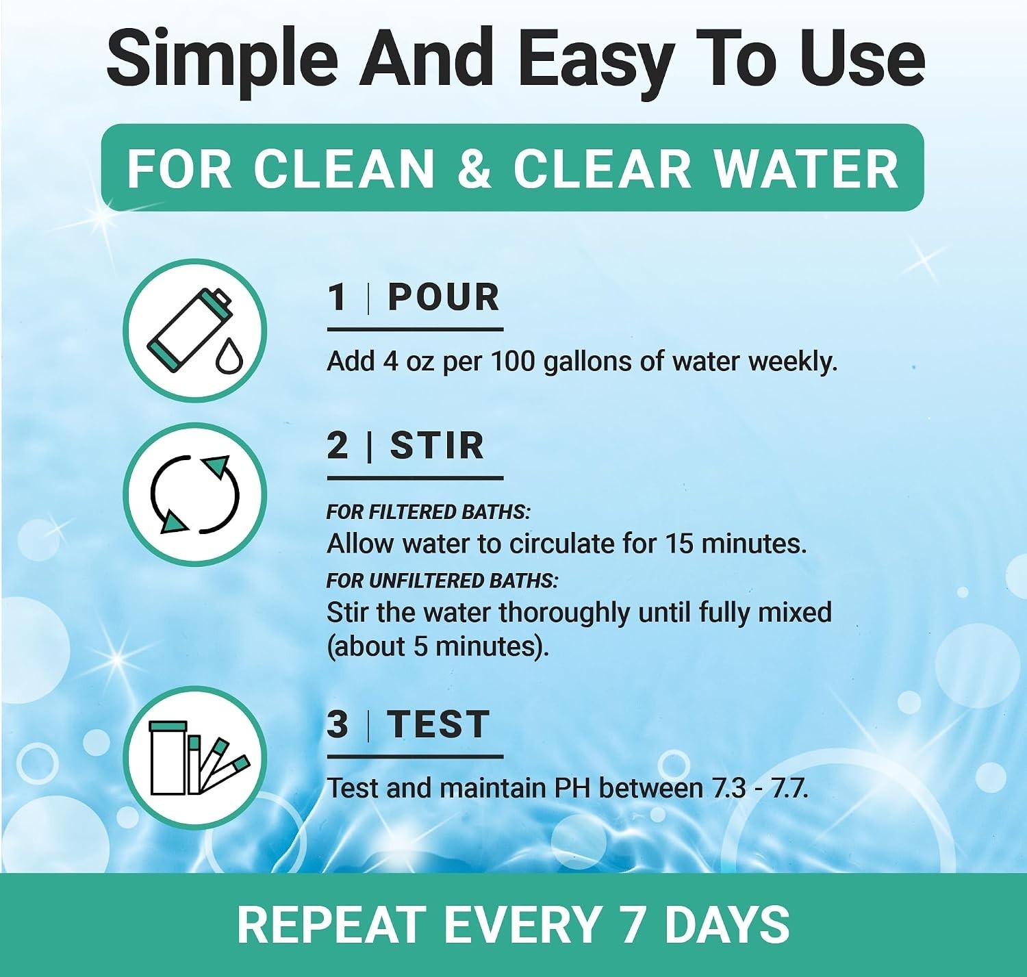 Effortless Cold Plunge Water Treatment – 16oz Stabilizer for Fresh Hydration