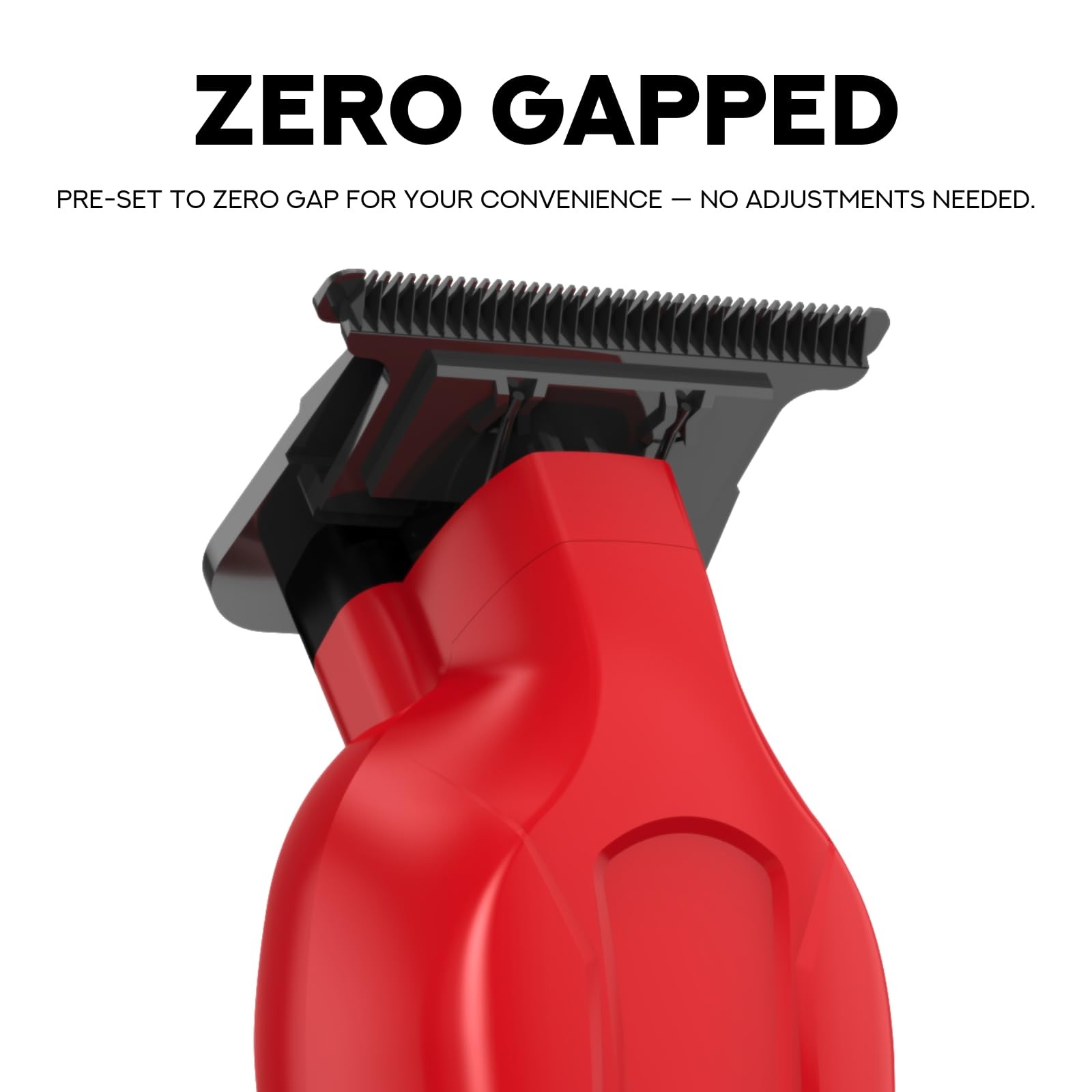 Cordless Barber Trimmer ST3700 7000 RPM Zero Gap DLC T Blade Red USB-C Supreme