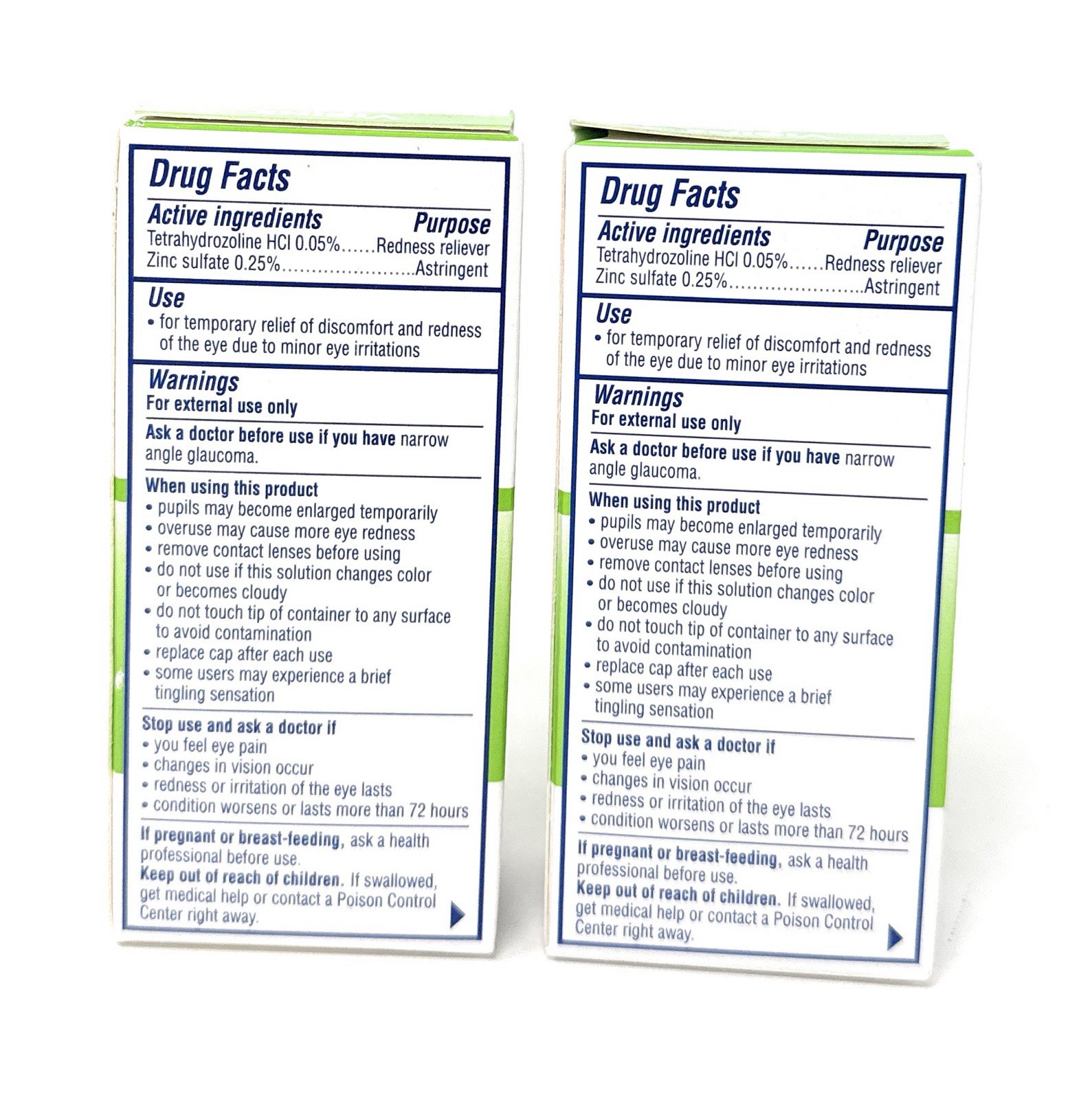 2 Pack Visine A.C. Itchy Eye Relief 1/2 FL.Oz. Ea. Exp: 09/2026