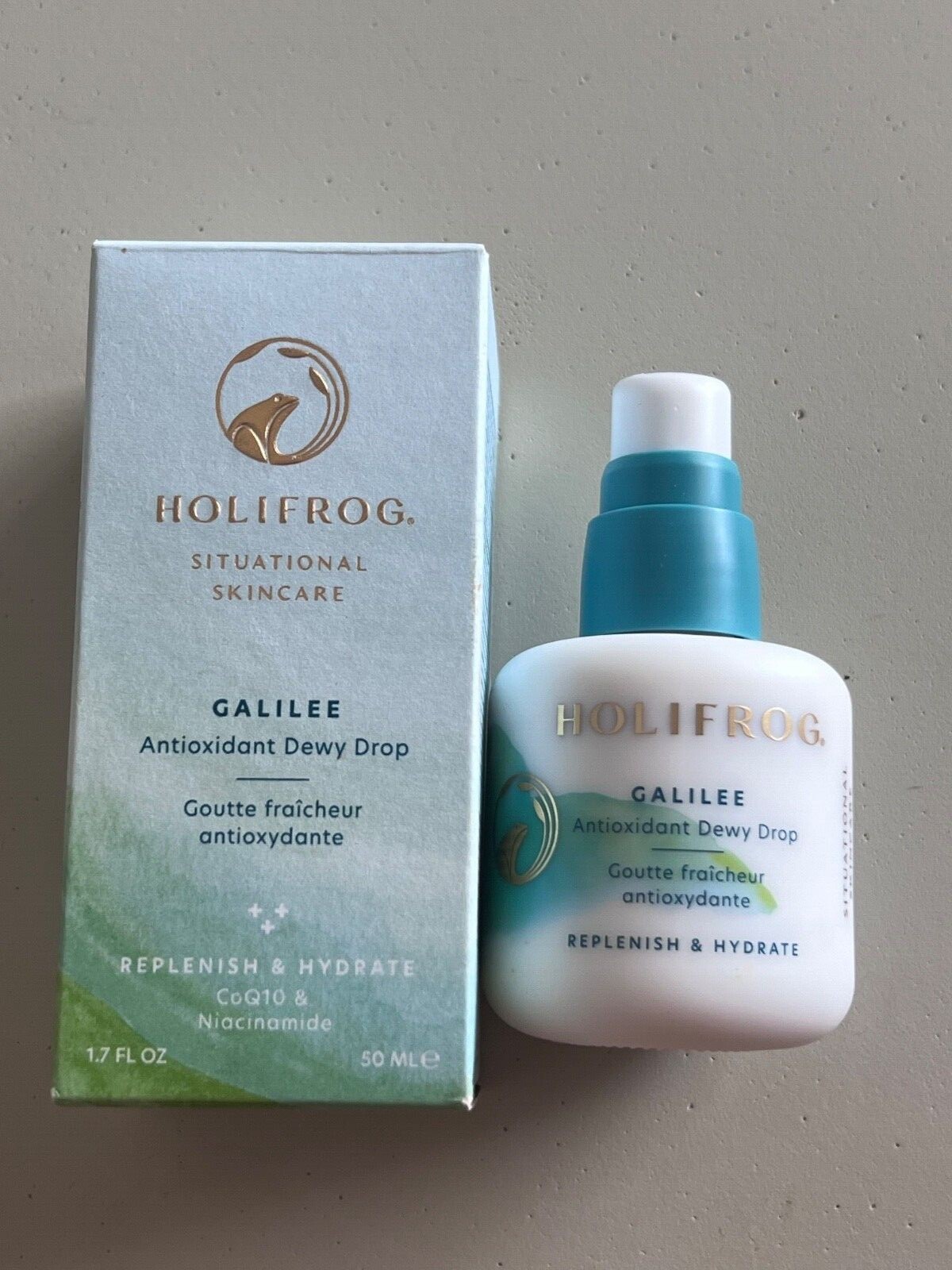 HoliFrog Galilee Antioxidant Dewy Drop 1.7oz / 50ml New in Box. Exp: 08/2024