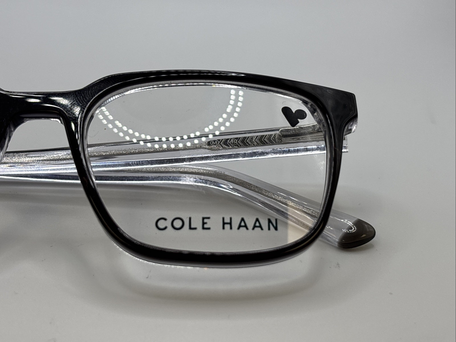 Cole Haan CH4506 (036) Smoke Crystal 52/18 M 140 Men’s Full Rim Eyeglasses A5720