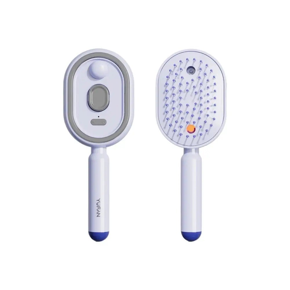 Electric Spray Air Cushion Massage Comb, Rechargeable Mist Hair Brush Easy-Clean