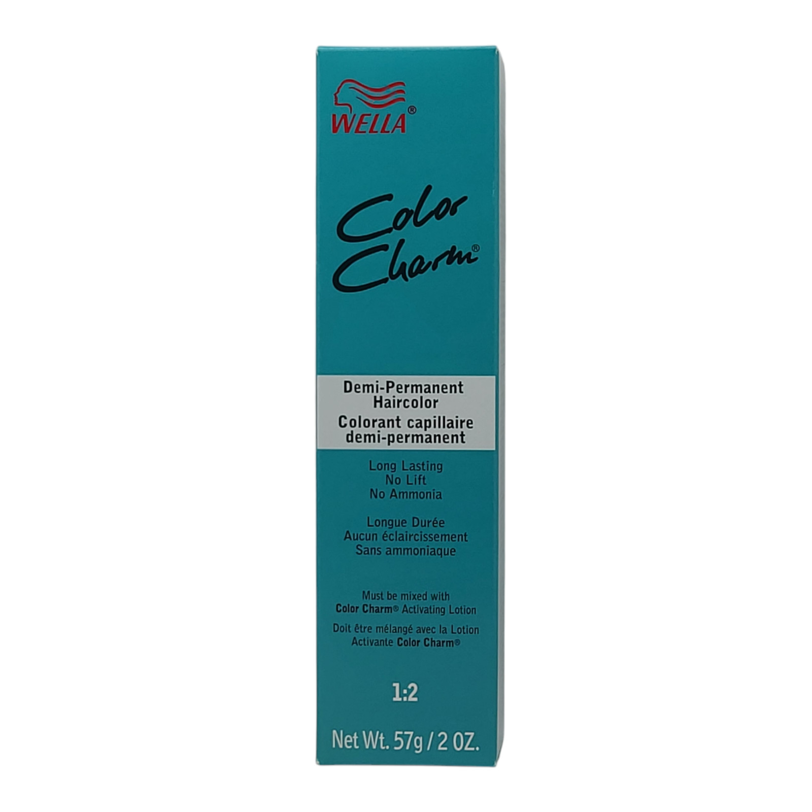 3 Pack Wella Color Charm Permanent Gel Hair Color 5N 5/0 Light Natural Brown 2oz
