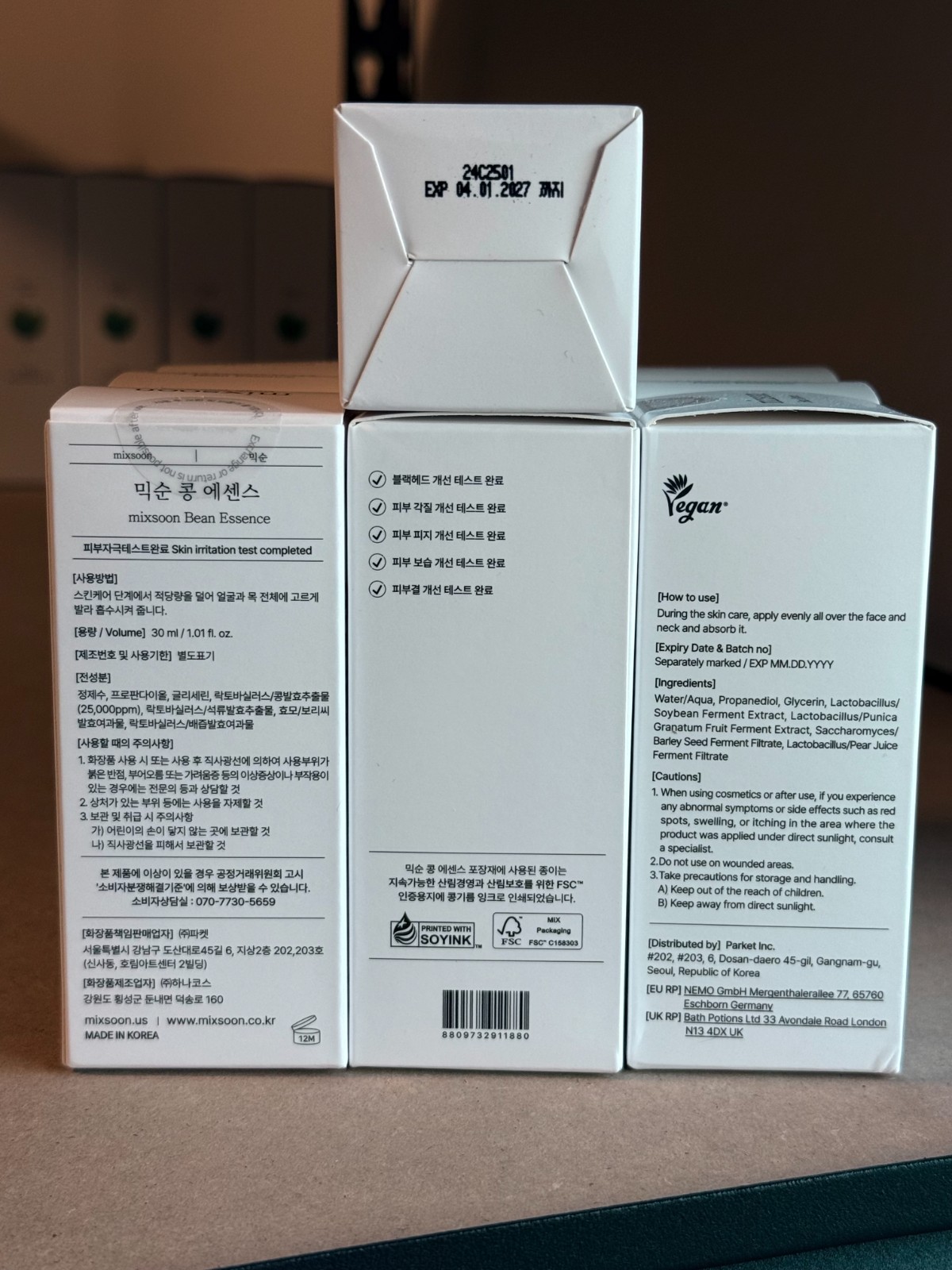 MIXSOON Bean Essence 30ml ( Lot of 10 )