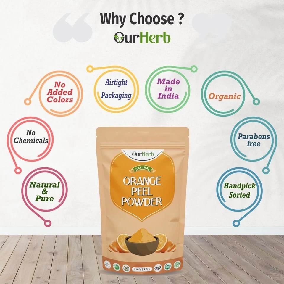 OurHerb Orange Peel Powder 100gm