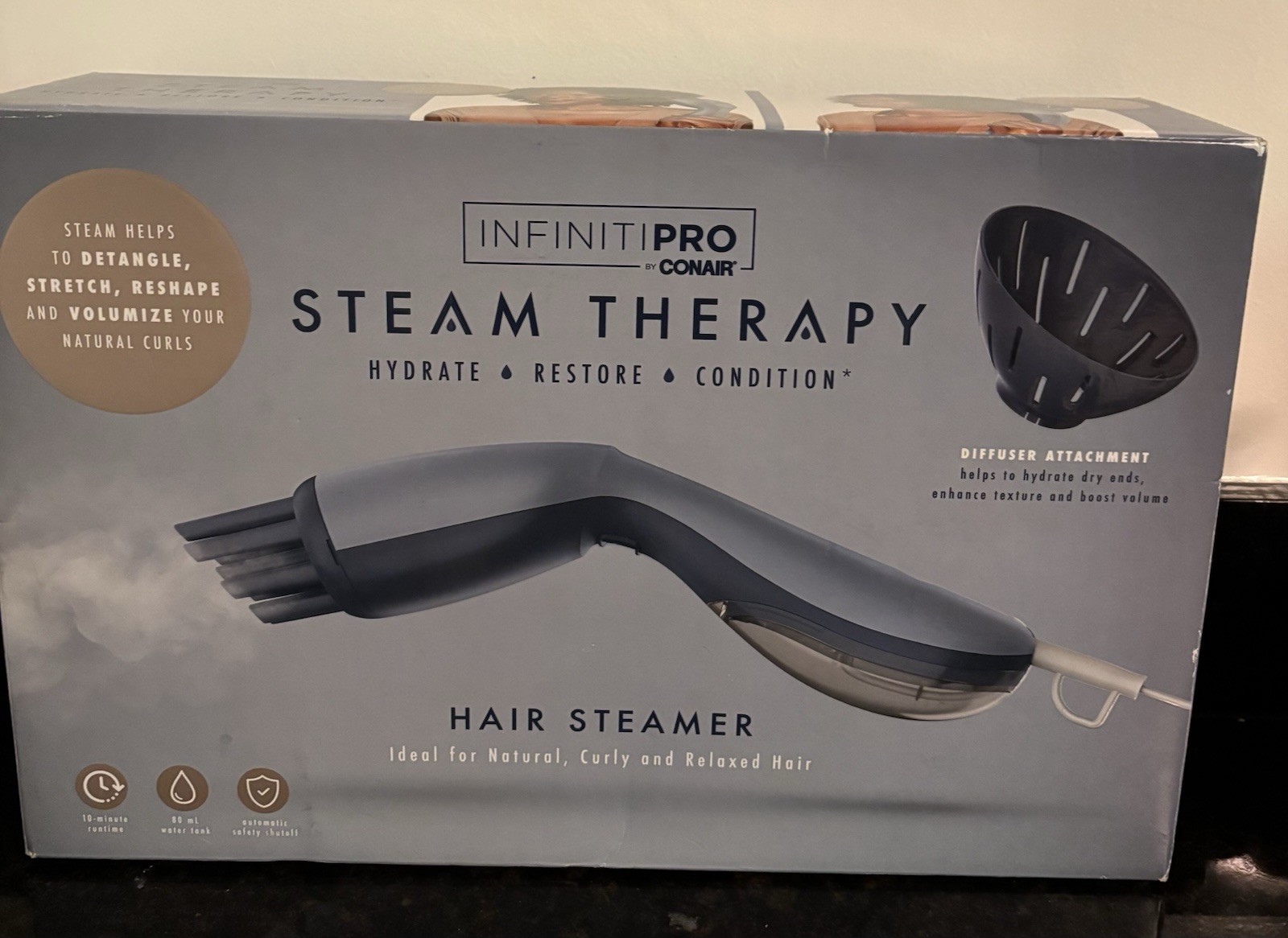 Infiniti pro Steam Therapy Hair steamer BNIB CONAIR – NEW