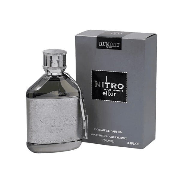 Nitro Elixir 3.4 Fl Oz Extrait De Parfum for Men – Bold Elegant Sensual Fragranc