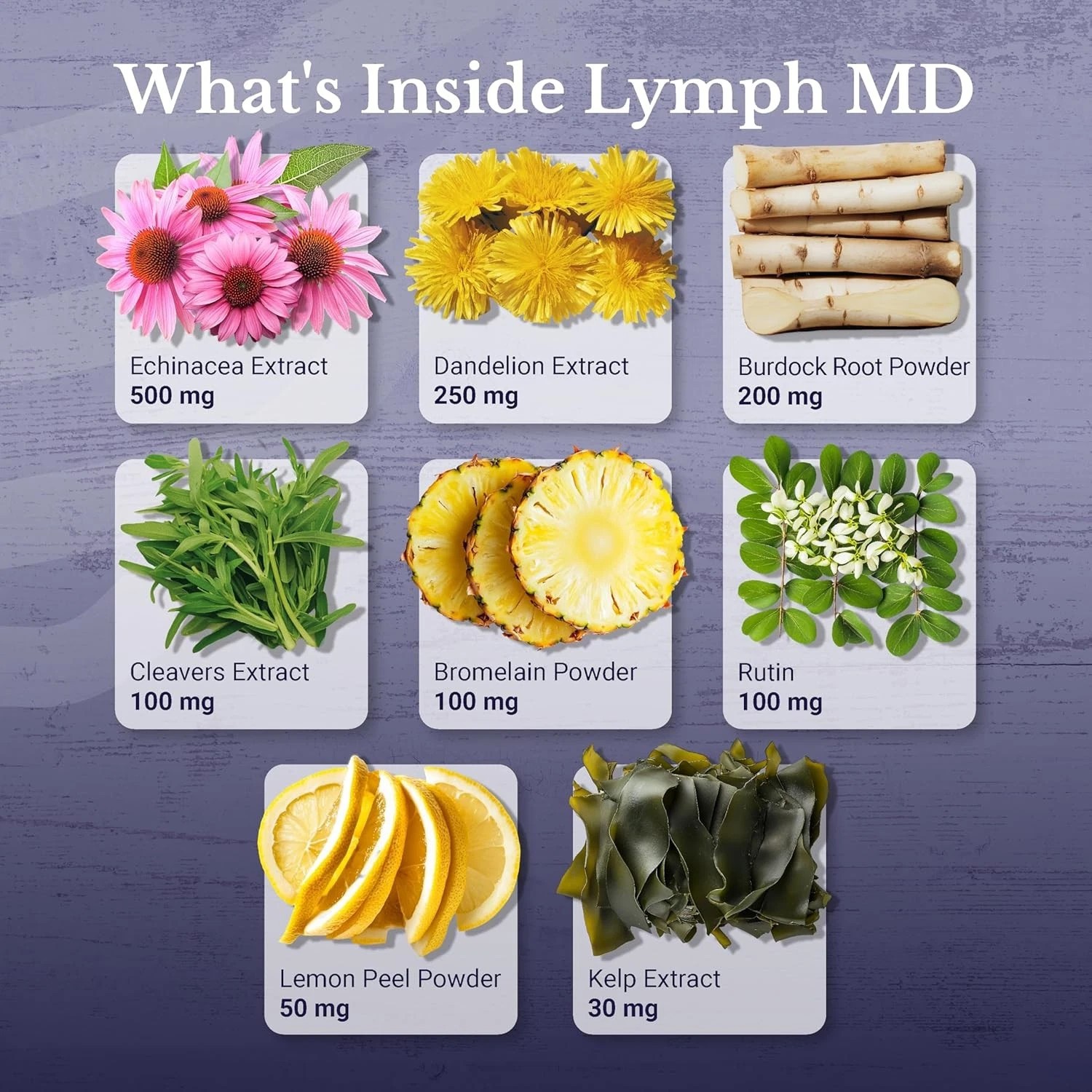 1-3Pack Nation Health Lymph MD Lymphatic Drainage Supplement Lymph System Health
