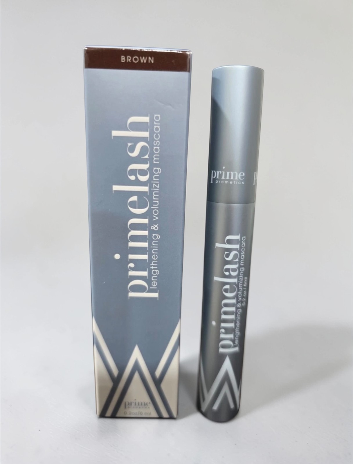 NIB~ Prime Prometics Primelash Mascara BROWN Lengthening Volumizing