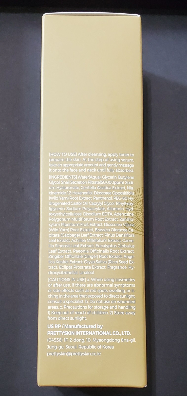 PRETTYSKIN Snail Multi Serum 150ml Hydrating Moisturizer for Face & Neck