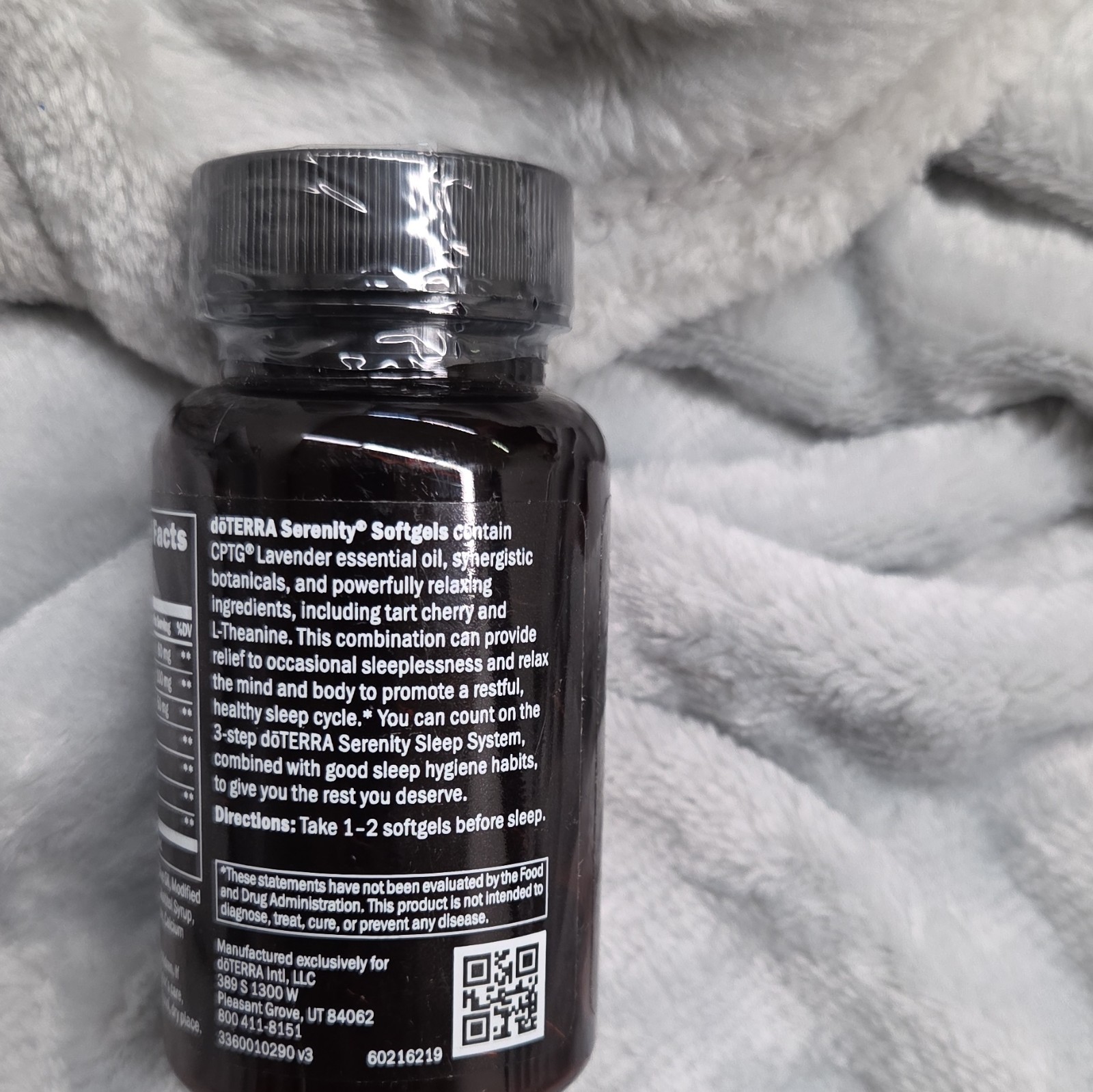 doTERRA Serenity Restful Complex Sleep Aid Softgels 60 ct Vegetarian Exp 2027-01