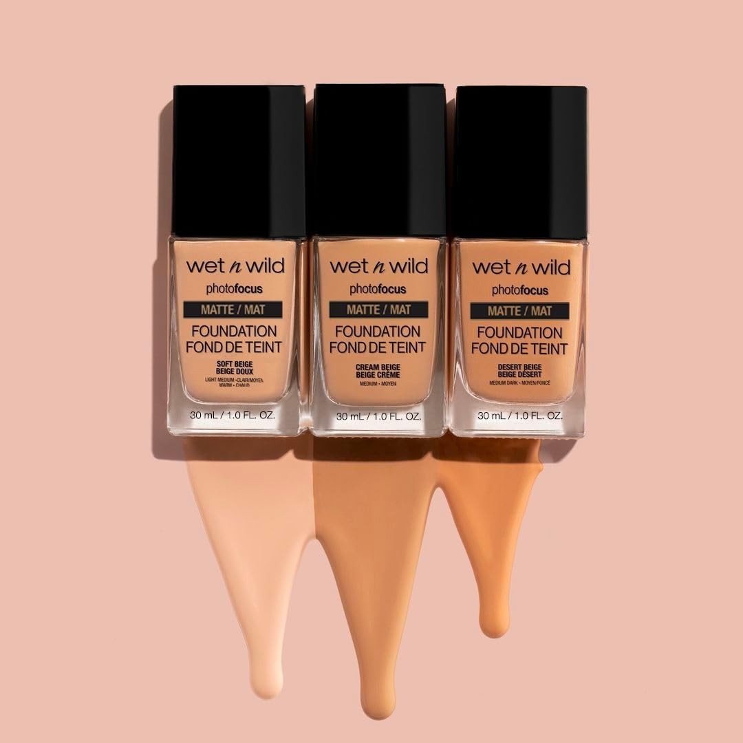 & Cruelty-Free Photo Focus Foundation in Rose Ivory – 0.29 Fl Oz