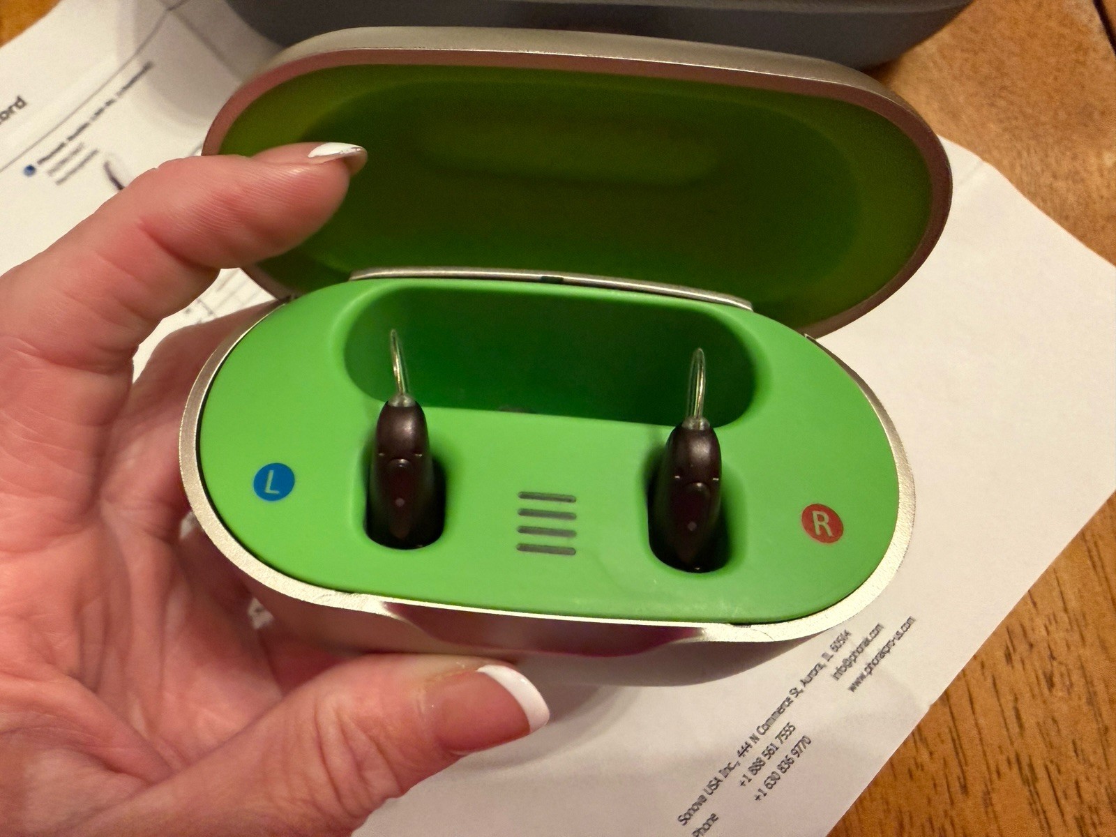Phonak Audeo L-RL Hearing Aids, Charger, Case, Travel Case, Accessories Set!