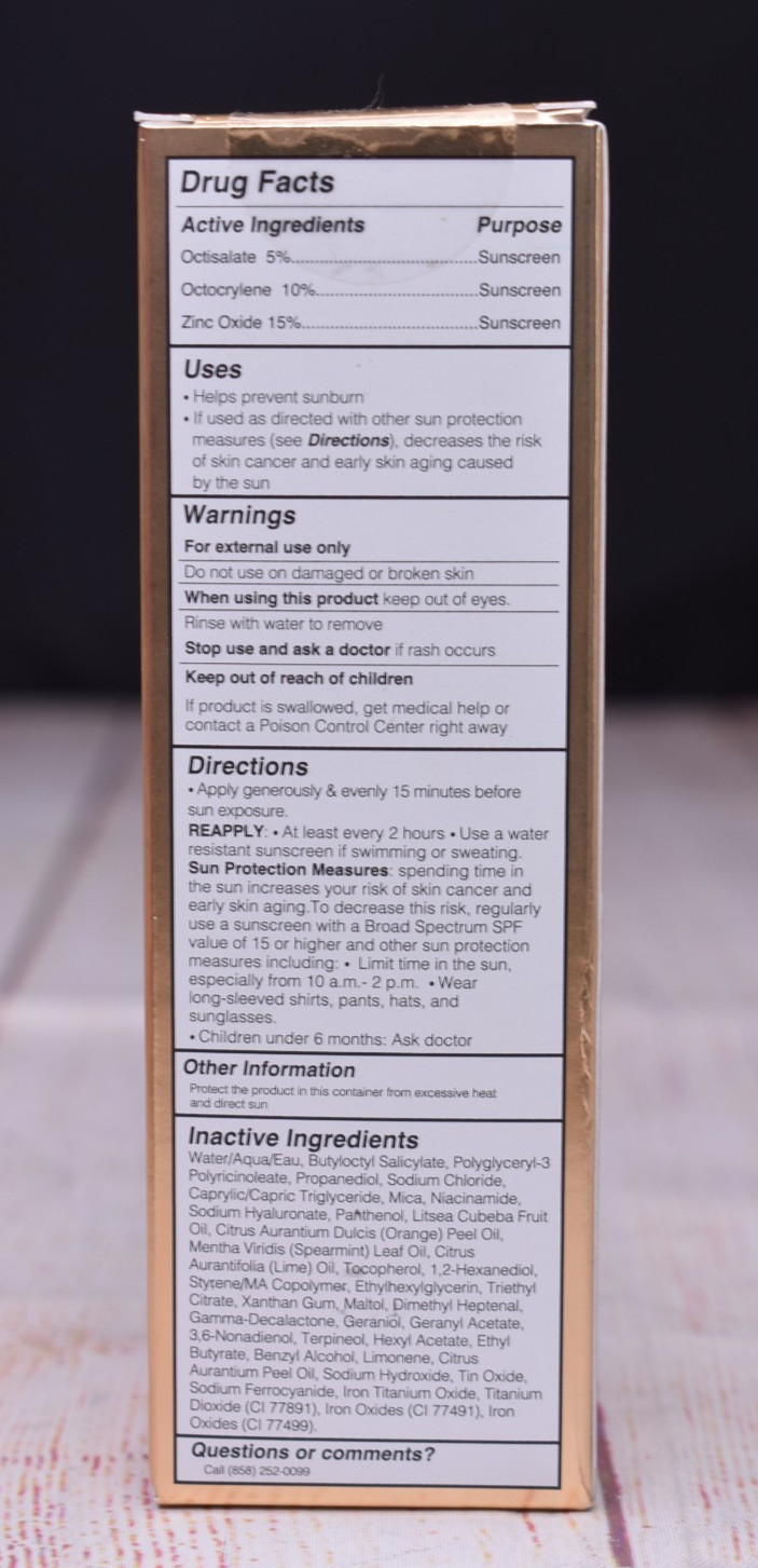 Kopari Sun Veil Illuminating Elixir Face Sunscreen 1 Oz. SPF 38 Expires 2/2028