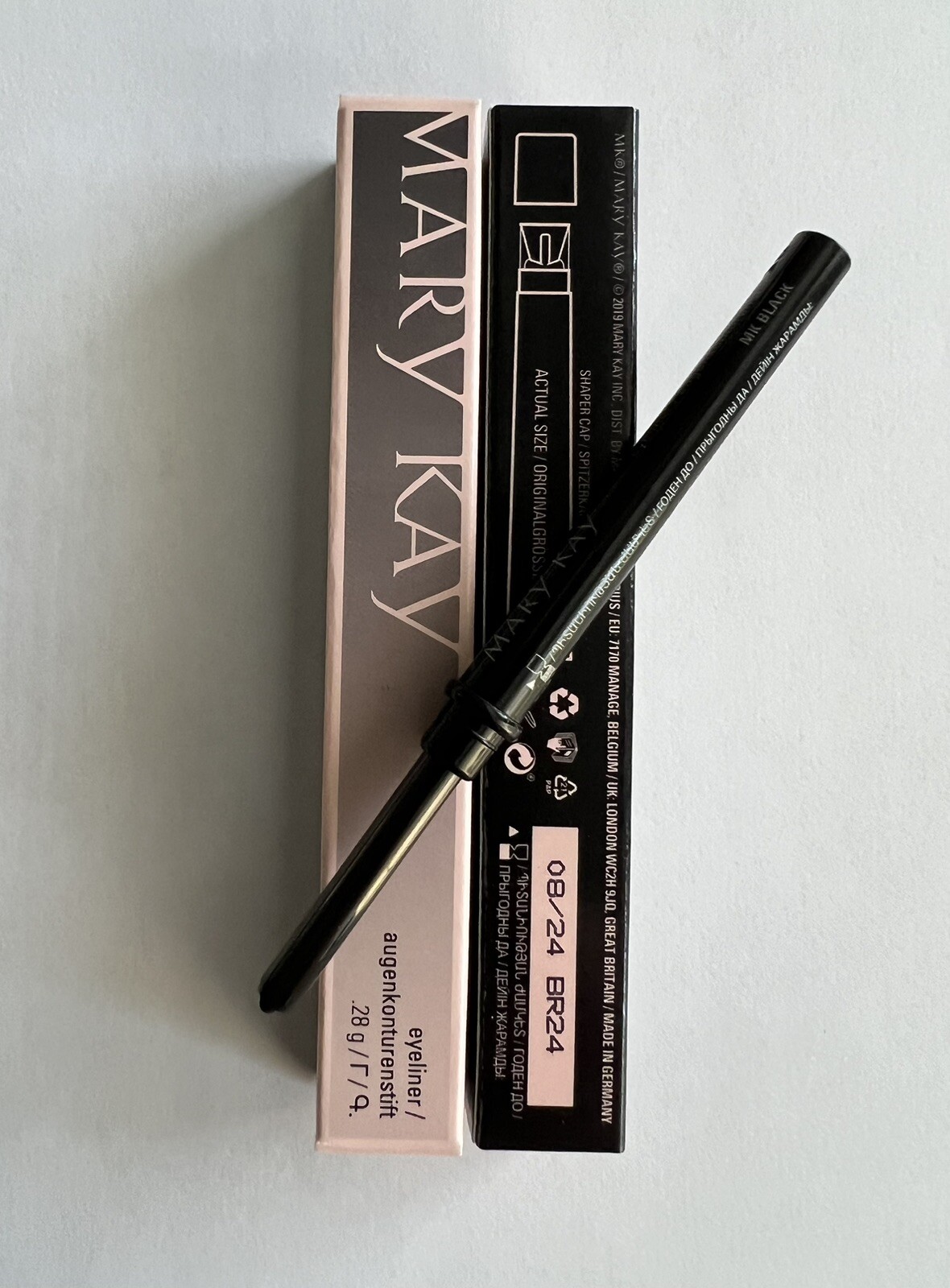 Mary Kay LOT of 2 Eyeliner BLACK. Exp. 08/2024. New.