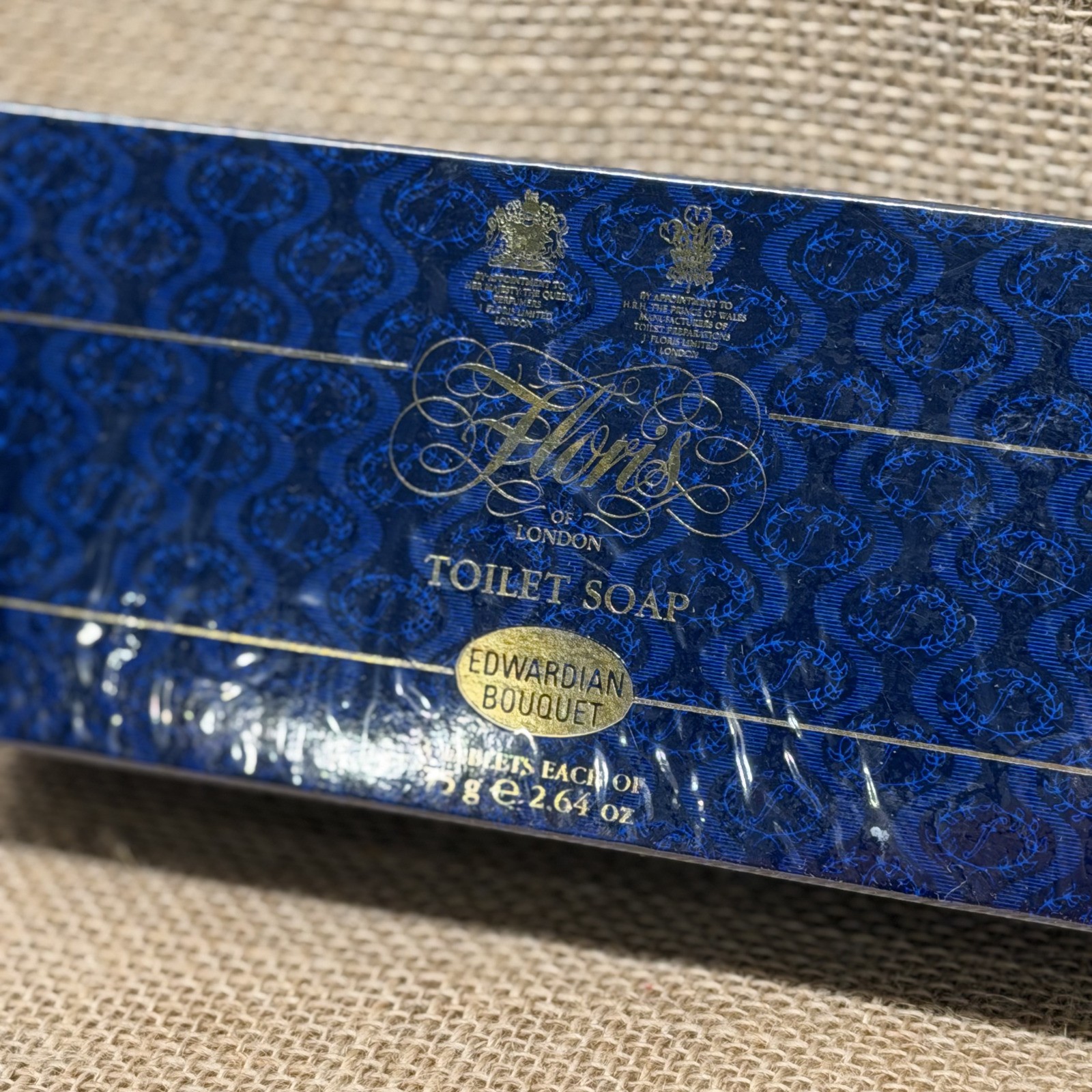 Floris, Edwardian Bouquet Toilet Soap, 3 each of 75 g, 2.64 oz