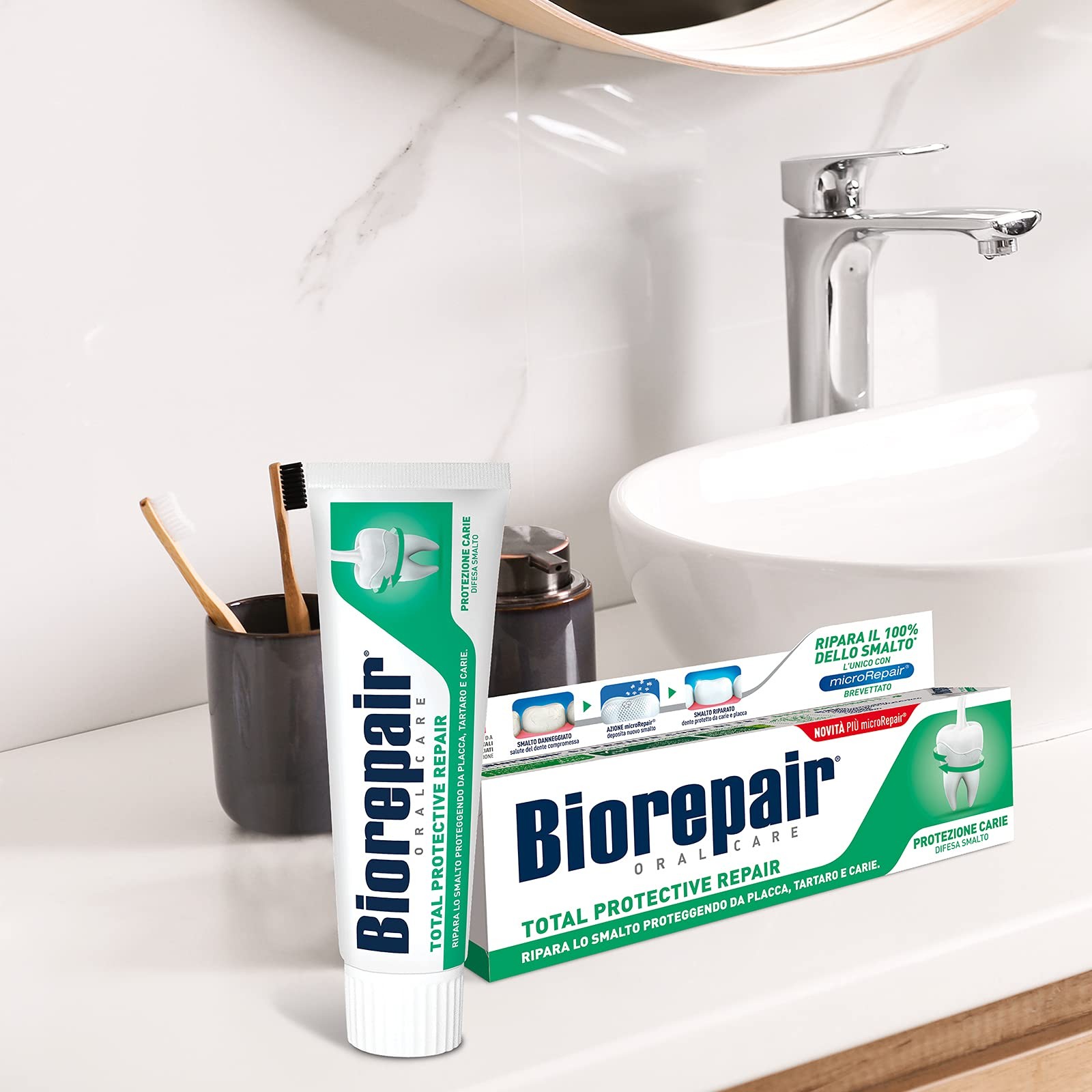 Biorepair:»Total Protective Repair» Toothpaste with microRepair * 3.39 oz_Old