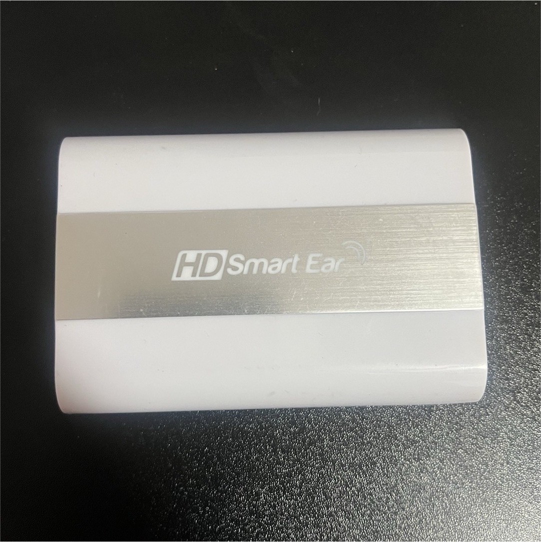 HD Smart Ear BTE Hearing Amplifier Beige Battery Kit w/ Domes Brush Guide