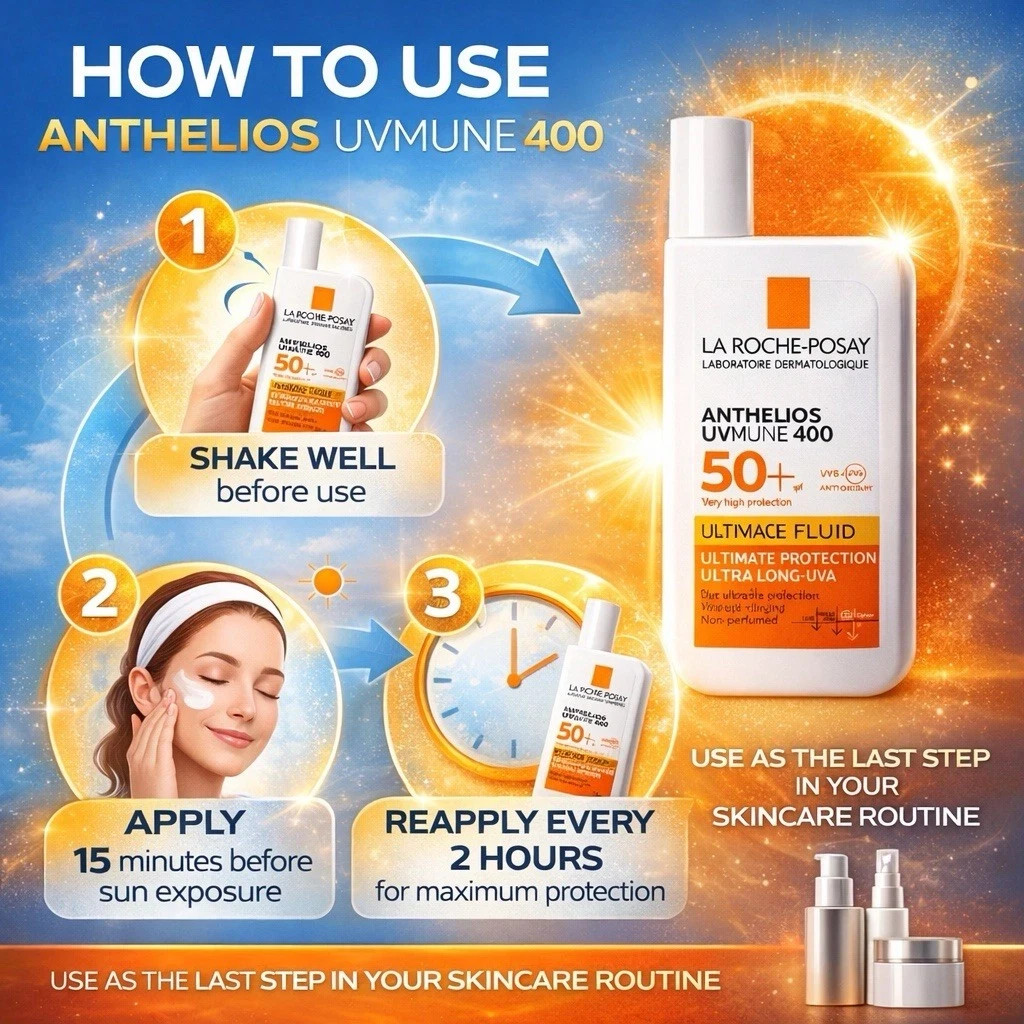 La Roche-Posay Anthelios Uvmune 400 Invisible Fluid SPF50+ 50ml Ultra long-UVA