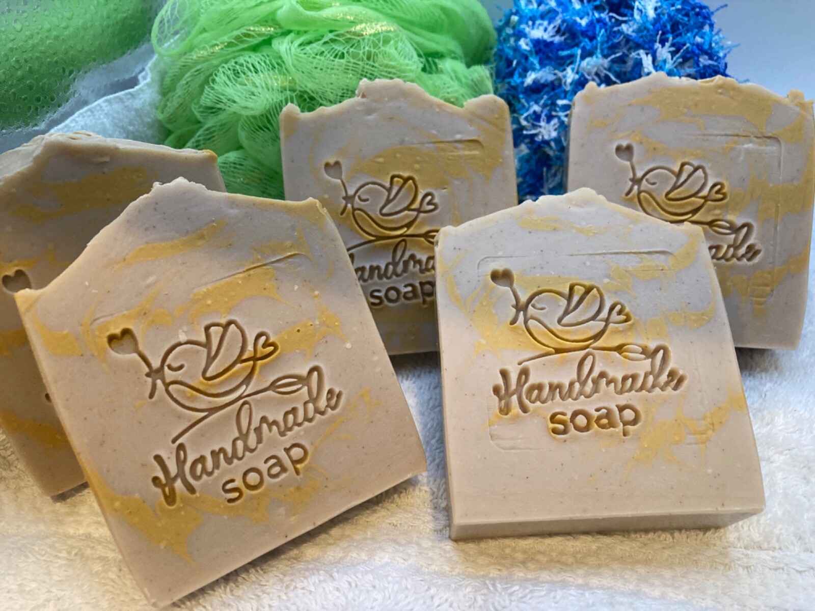 Handmade Luxury Cashmere Cream Triple Butter Soap Bars