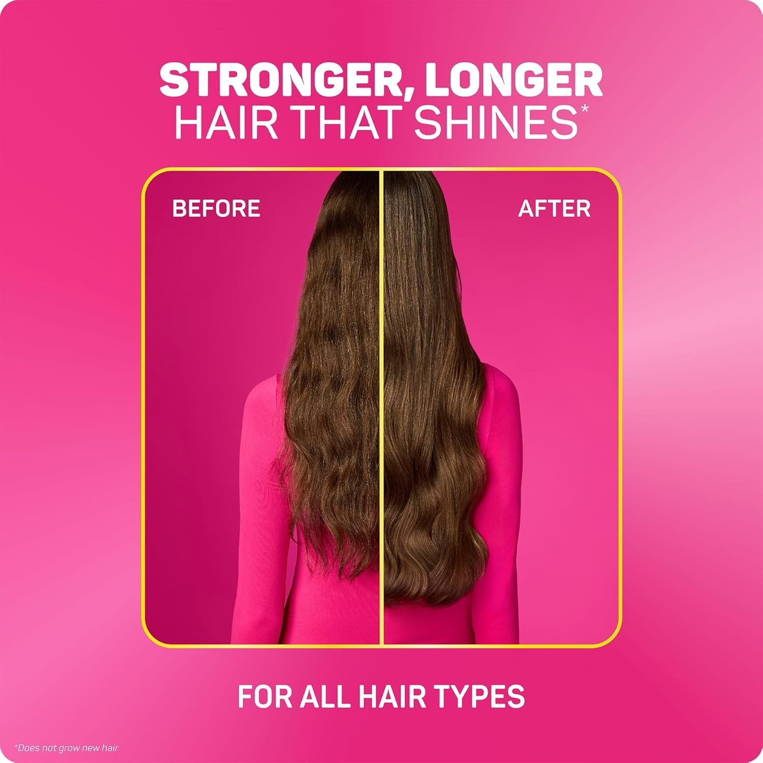 Grow Long Leave-In Conditioner Spray: Hydrating Biotin & Ginseng Formula, 8.4 Oz