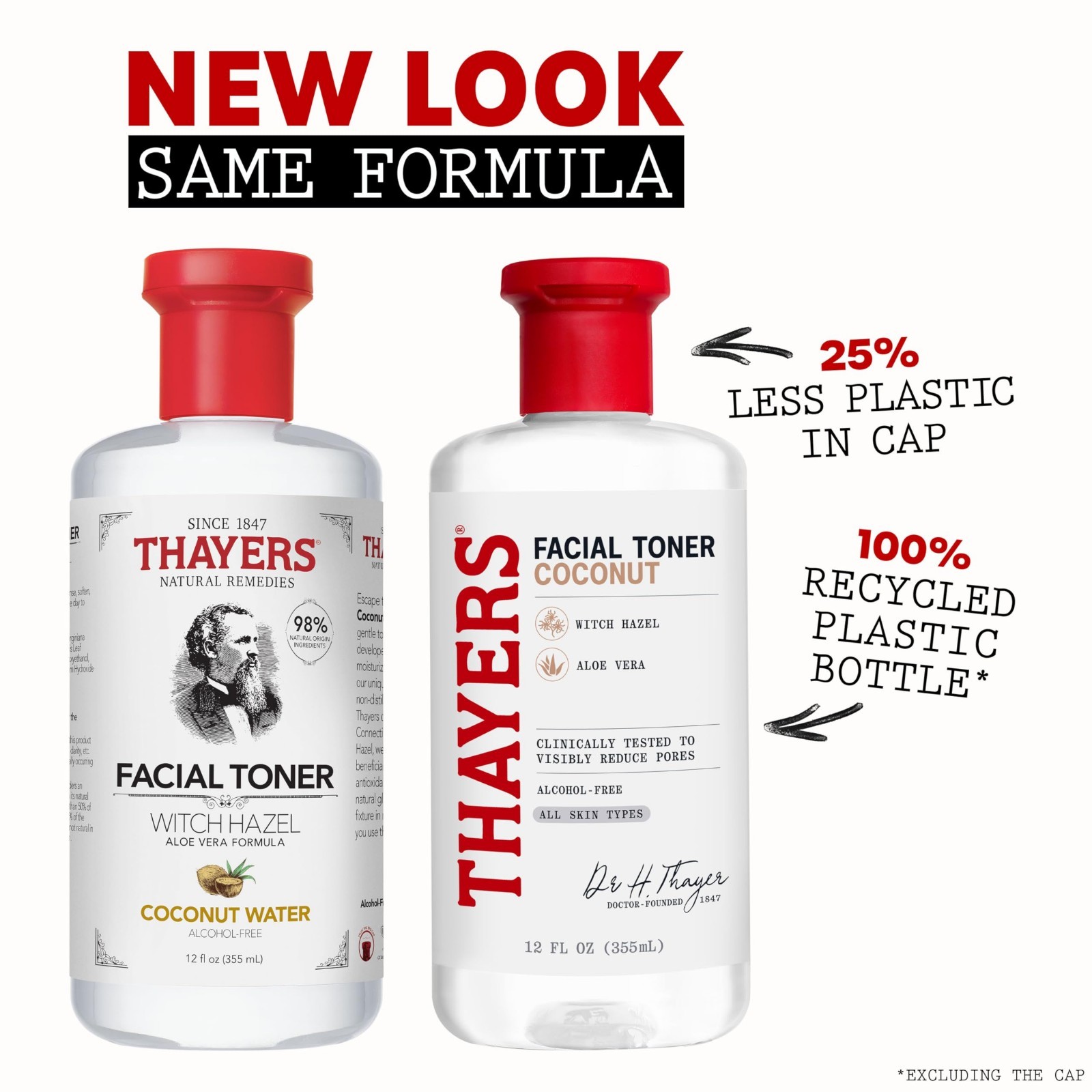 Hydrating Coconut Water Facial Toner, Alcohol-Free, Aloe Vera, Vegan, 12 Oz