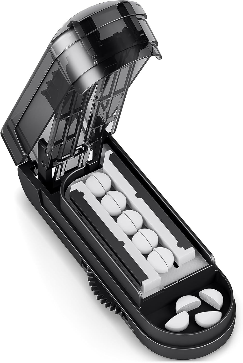 Pill Cutter Tablet Splitter Adjustable for Small & Large Pills Fast Easy Cut