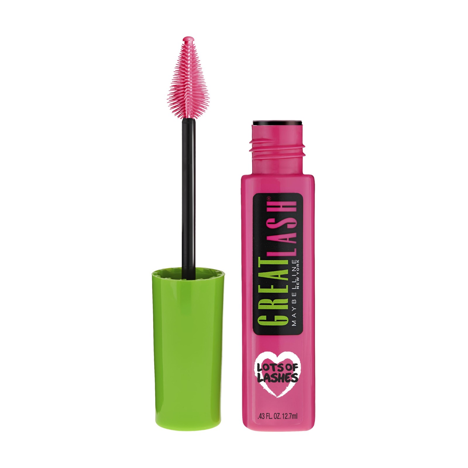Maybelline Great Lash Lots Of Lashes Washable Mascara, 140 Blackest Black
