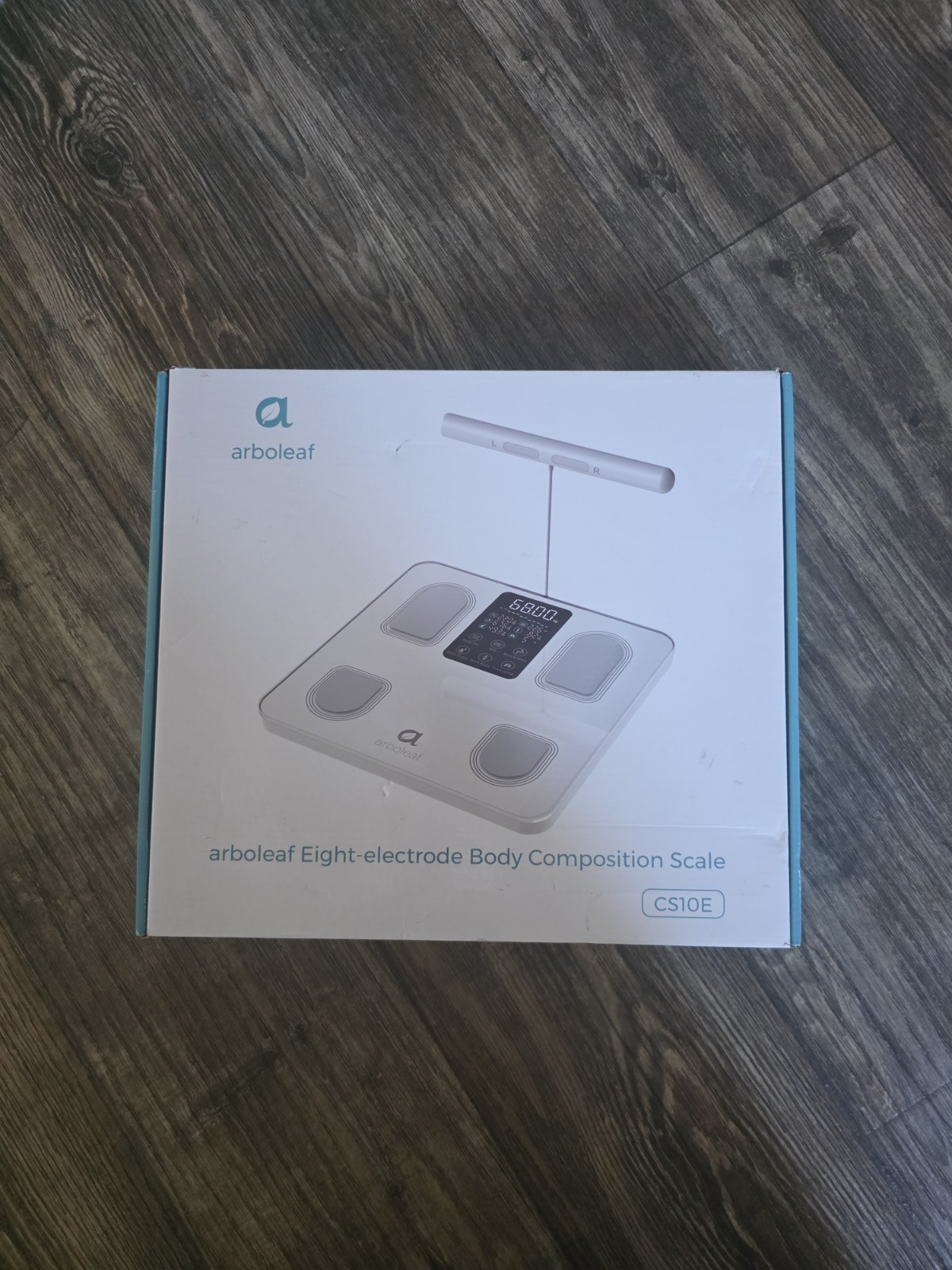 Arboleaf CS10E Eight Electrode Body Composition Smart Scale Bluetooth WHITE