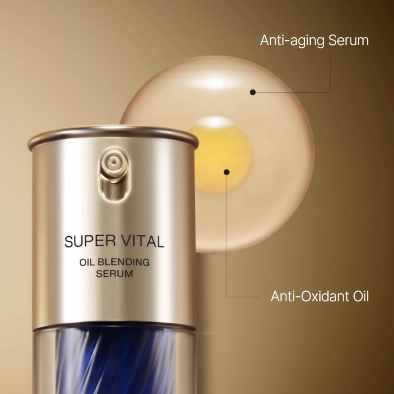 IOPE Super Vital Oil Blending Serum 50mL (5ml x 10ea), Powerful Anti-Aging Serum