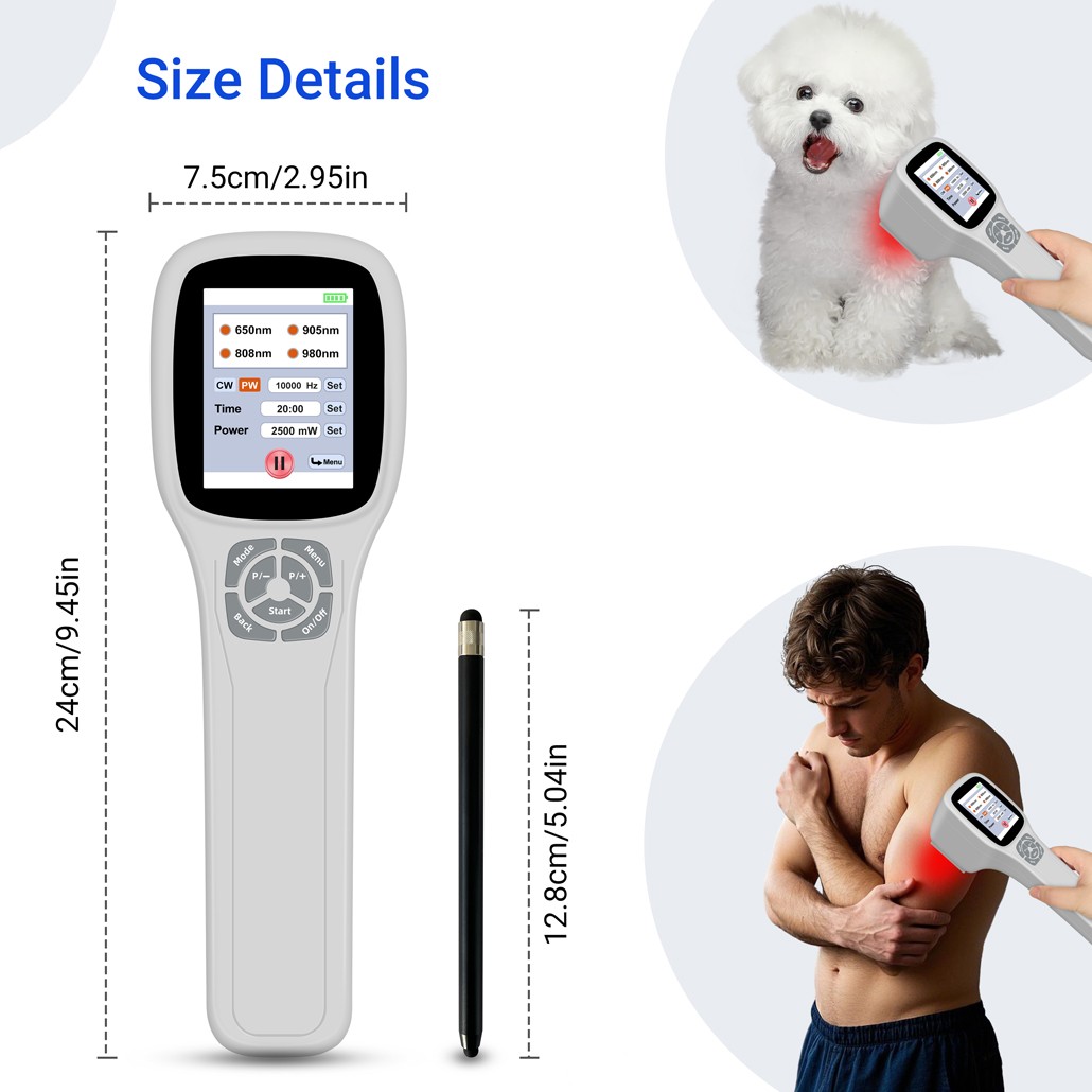 2500mW Low Level Laser Therapy for Pain Relief 5x980nm+5x905nm+5x808nm+10x650nm