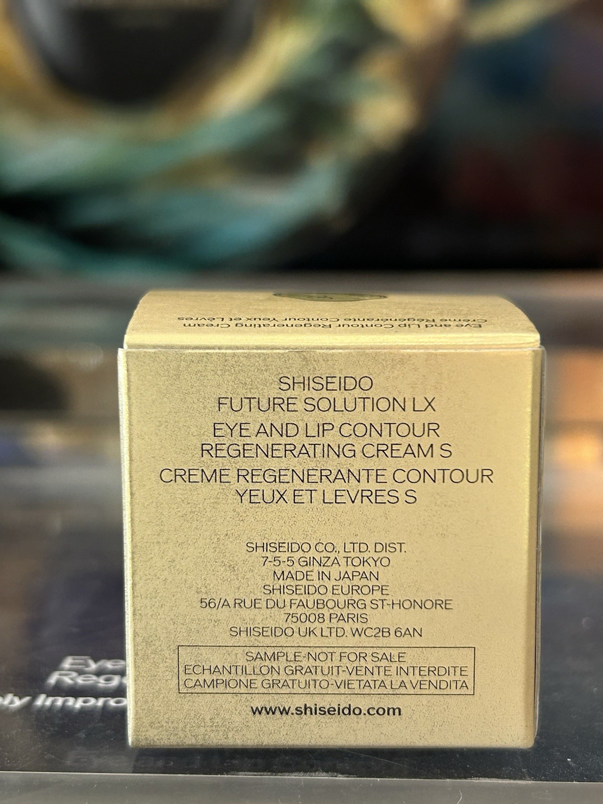 Shiseido Future Solution LX Eye And Lip Contour Regenerating Cream 0.3oz / 6ml