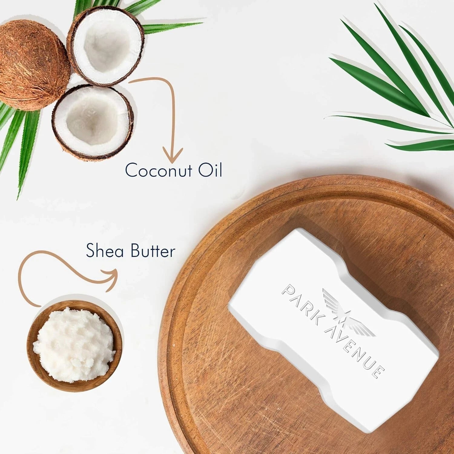 Pure Luxury Shea Butter & Coconut Oil Premium Men’s Soaps for Bath 125g (Pack-4)