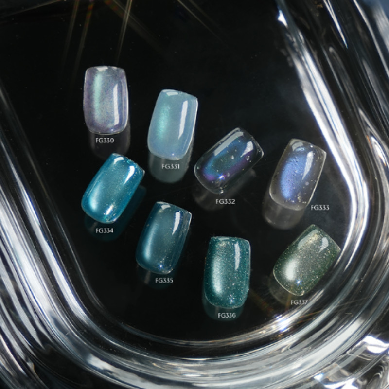 From The Nail Teal Green Magnet Gel Polish Soak Off Nail Gel K-Beauty