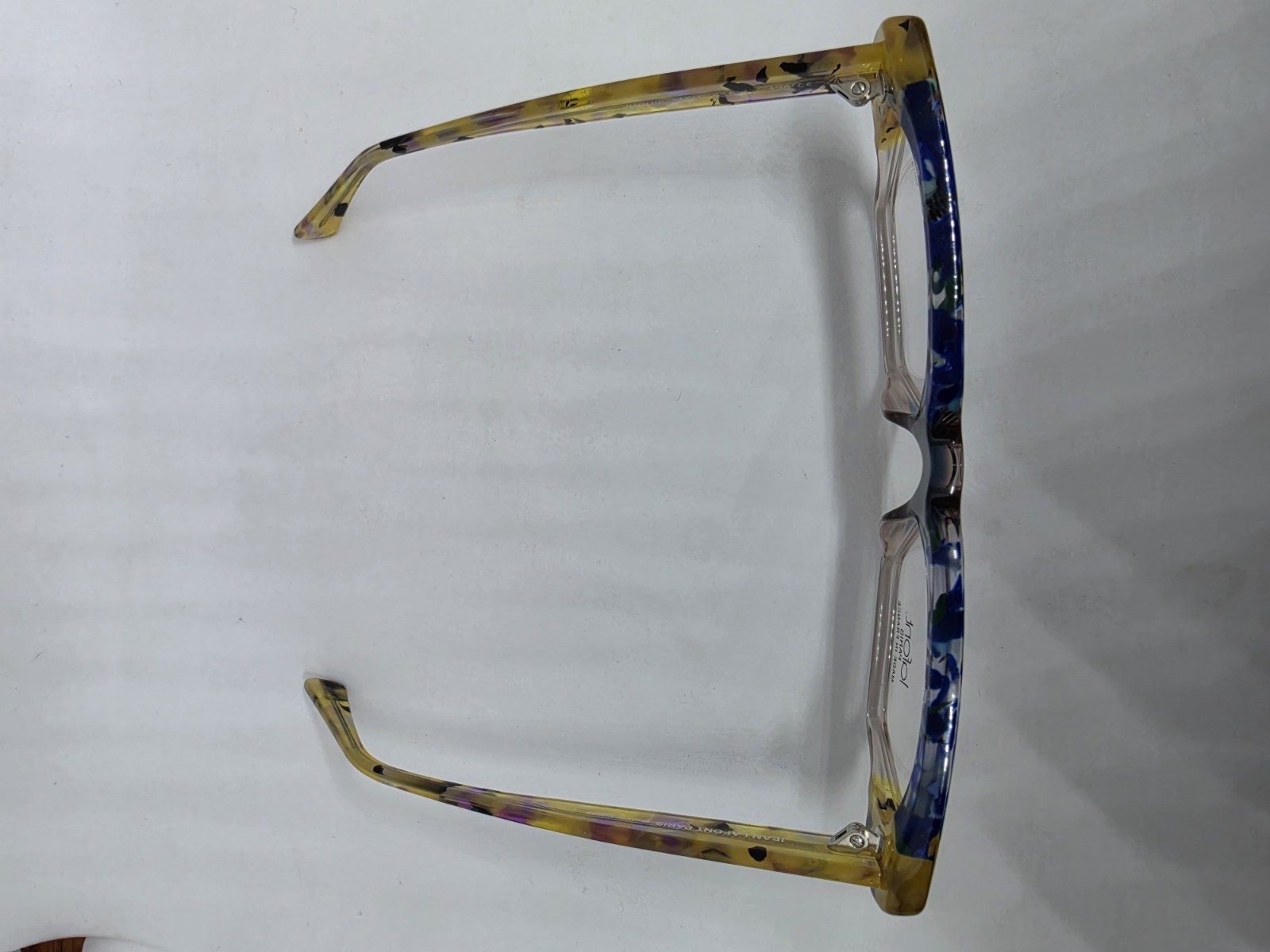JEAN LAFONT PARIS INOUIE 3155E YELLOW BLUE EYEGLASSES NEW AUTHENTIC FRANCE