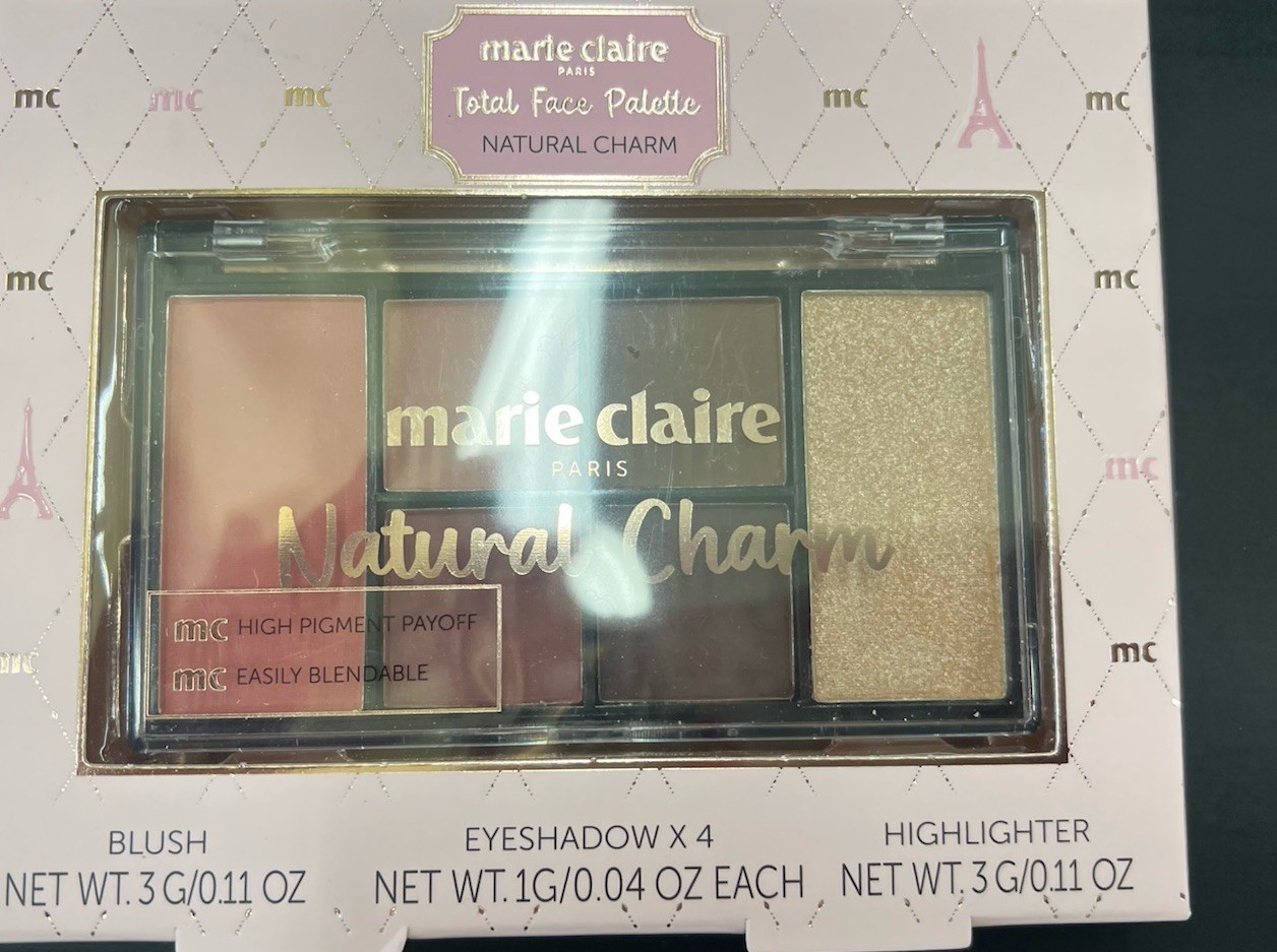 Marie Claire Paris Total Face Palette Natural Charm New Sealed
