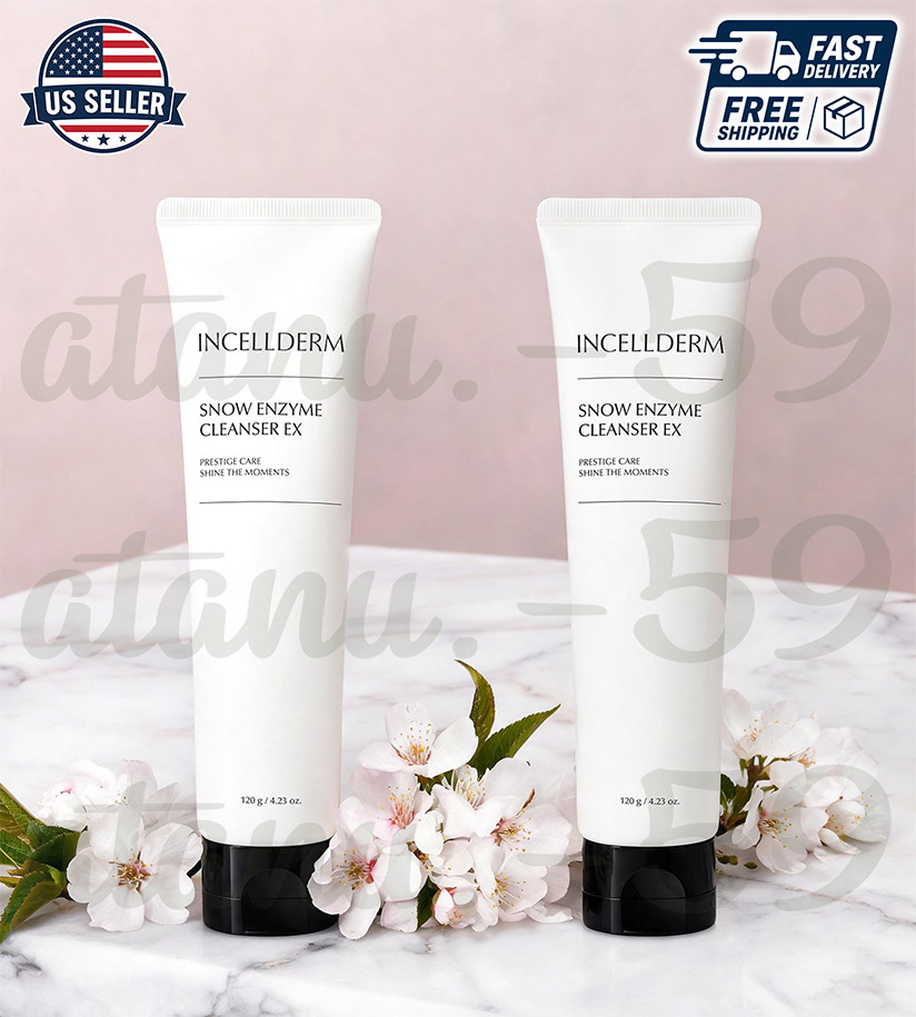 Pack of 2! – IN.CELL.DERM Snow Enzyme Cleanser 120g 2027 – FREESHIPPING NIB