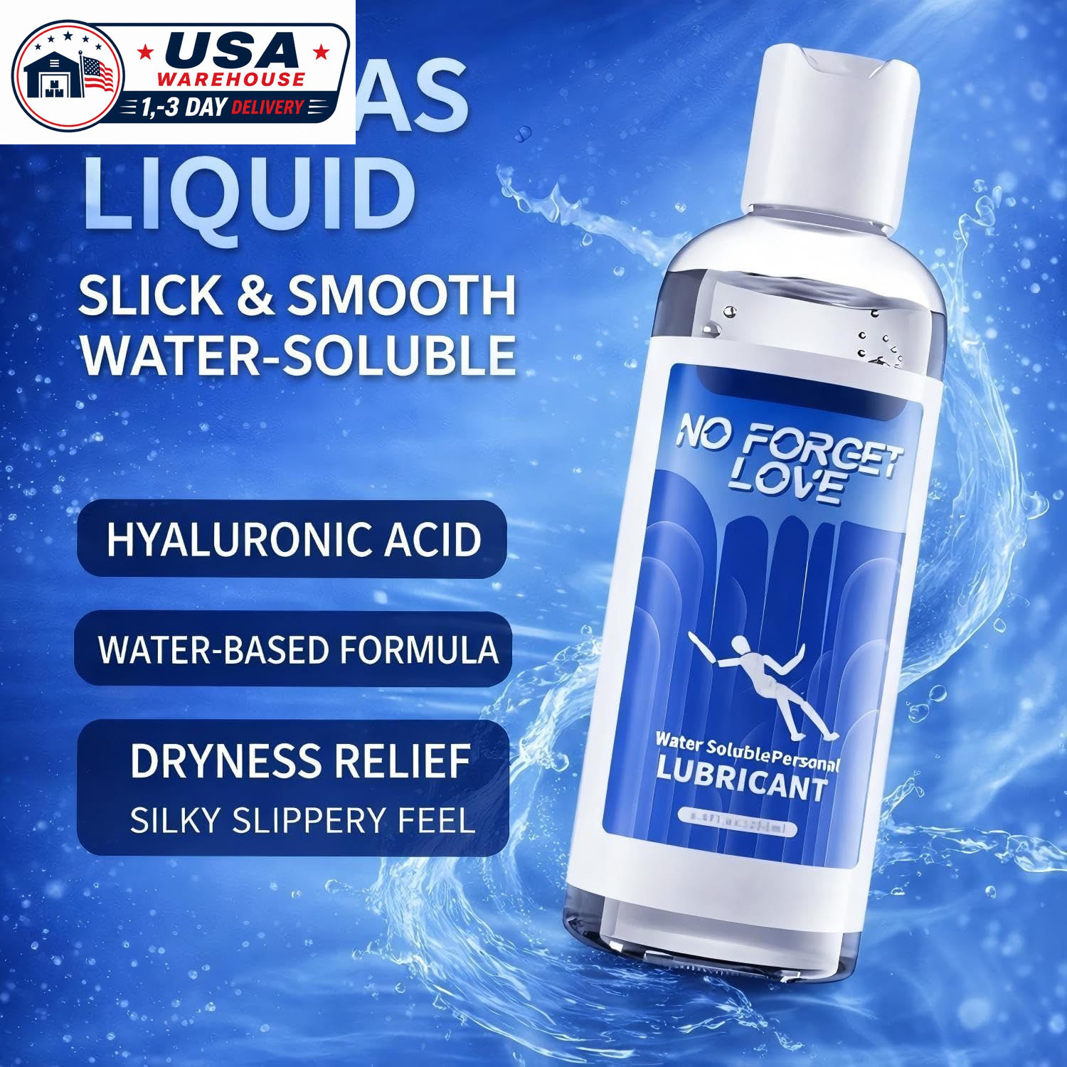 Water Based Personal Lubricant Smooth Long Lasting Condom Safe Gel