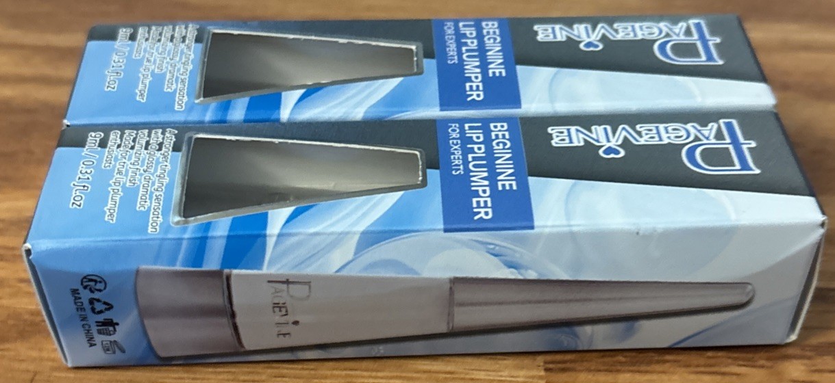 Page Vine Beginner Clear Gloss Lip Plumper Exfoliating Lip Oil Exp 11/2030