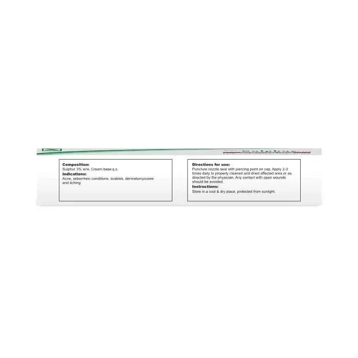 Dr Willmar Schwabe India Homoeopathic Topi Sulphur Cream (25gm)