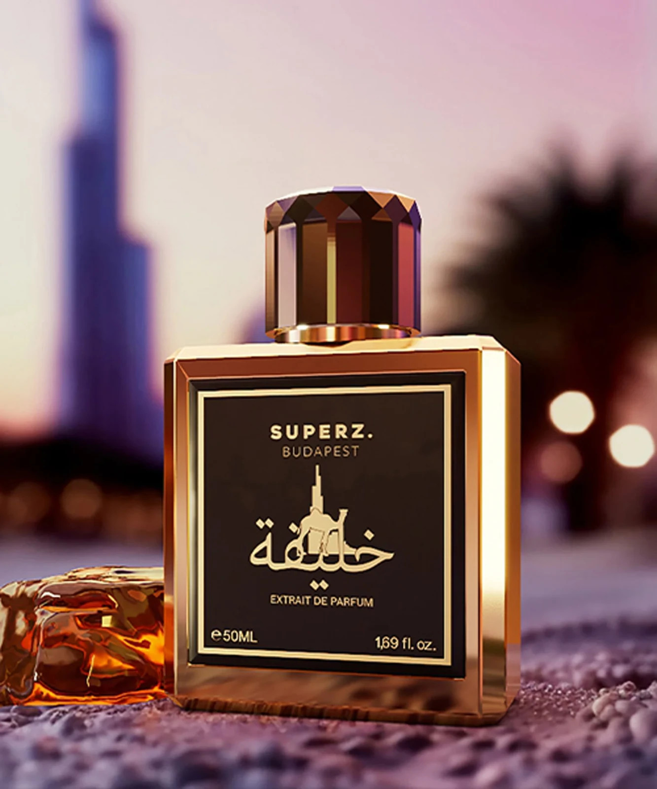 Superz Budapest Khalifa Extrait de Parfum 50ml New Sealed Original