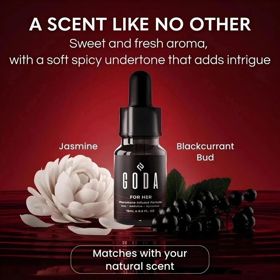 GODA For Her Pheromone Perfume For Women Long-Lasting 15ml NEW