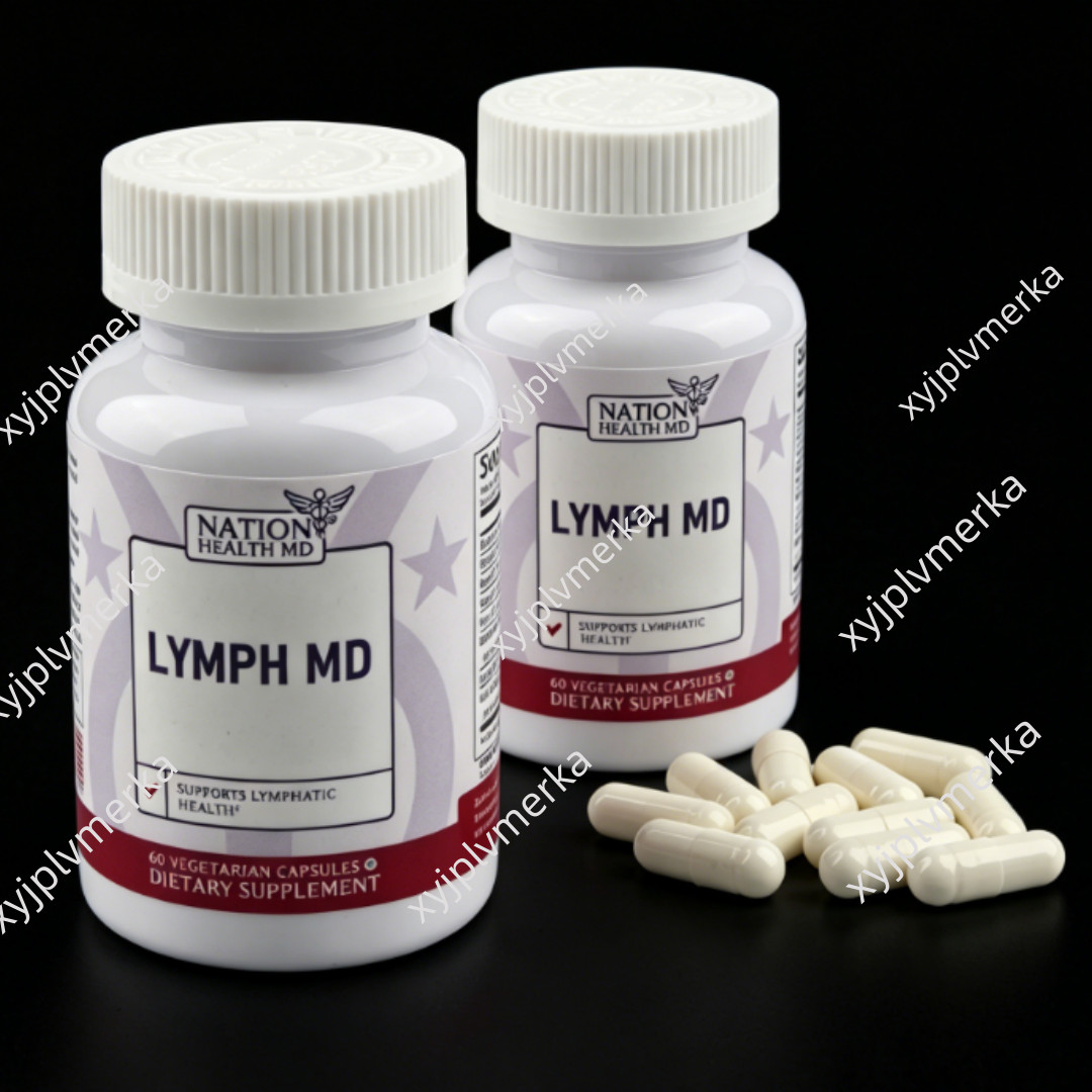 1-3Pack Nation Health Lymph MD Lymphatic Drainage Supplement Lymph System Health