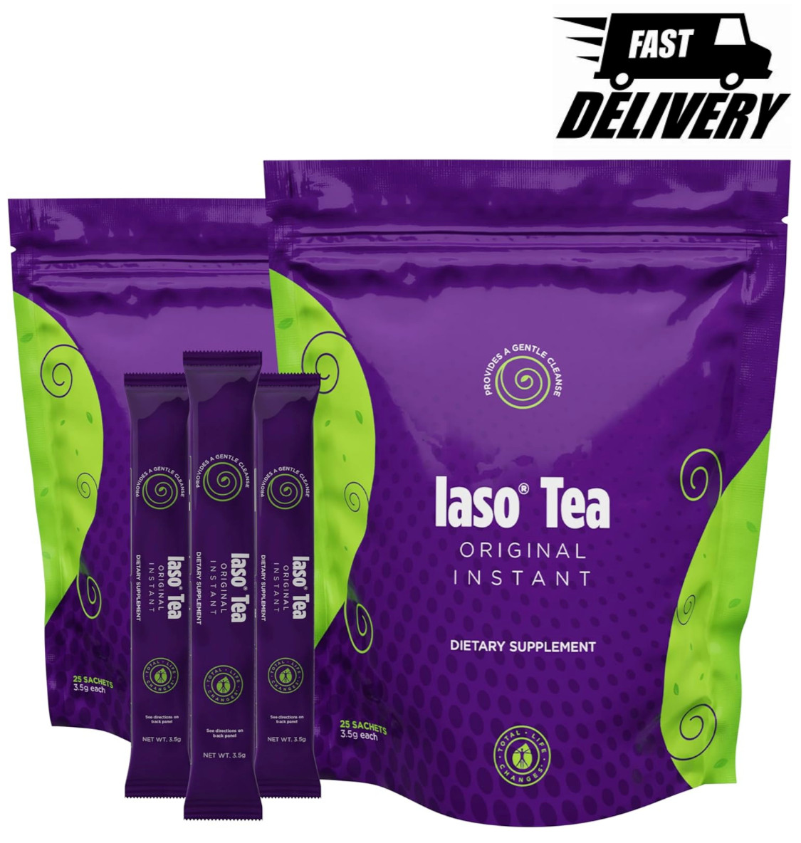 Total Life Changes IASO Herbal Tea, (Original) 25 Count (Pack of 2)